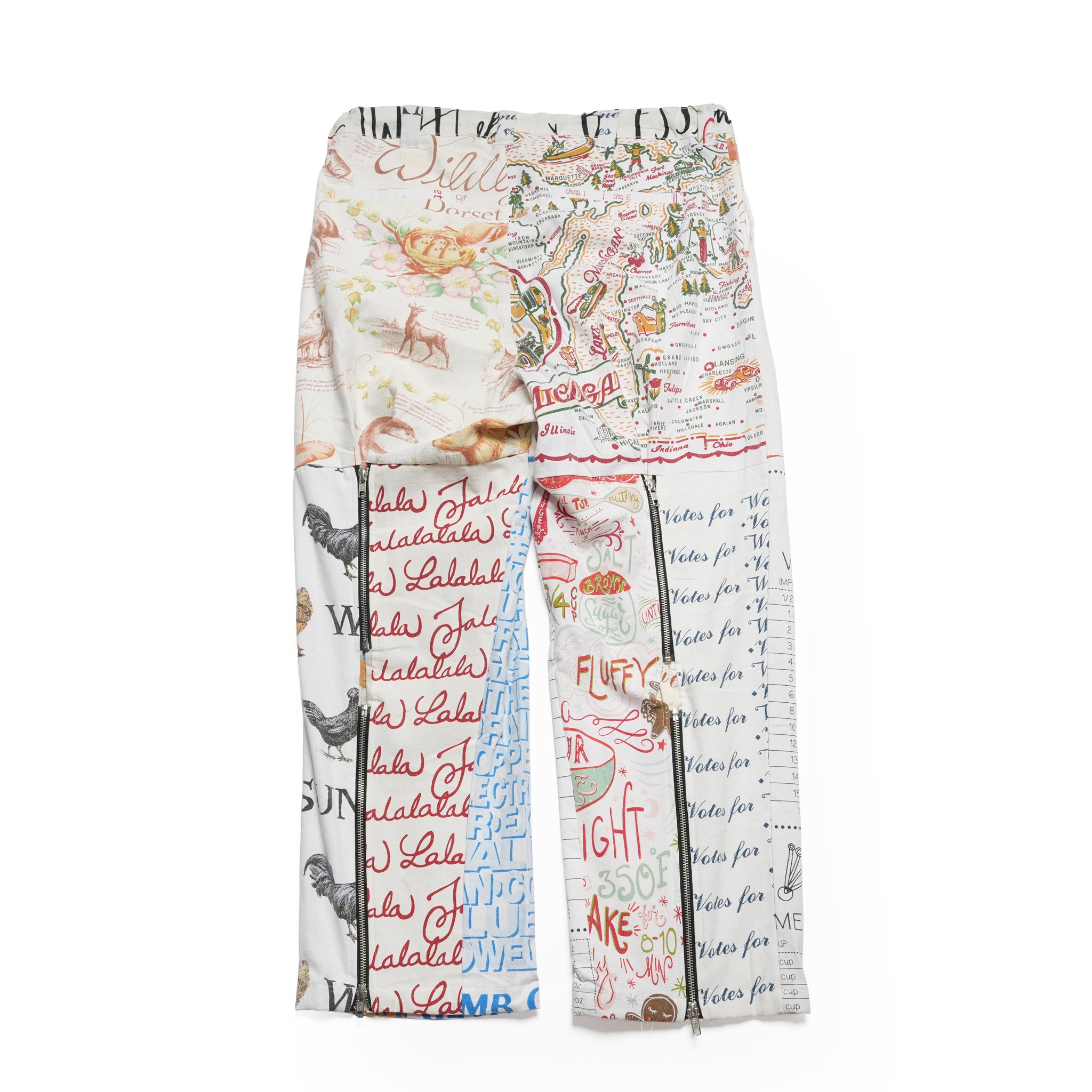 Vintage Cloth Pants Bondage Pants – Multi_E | MR. REMAKE MAN