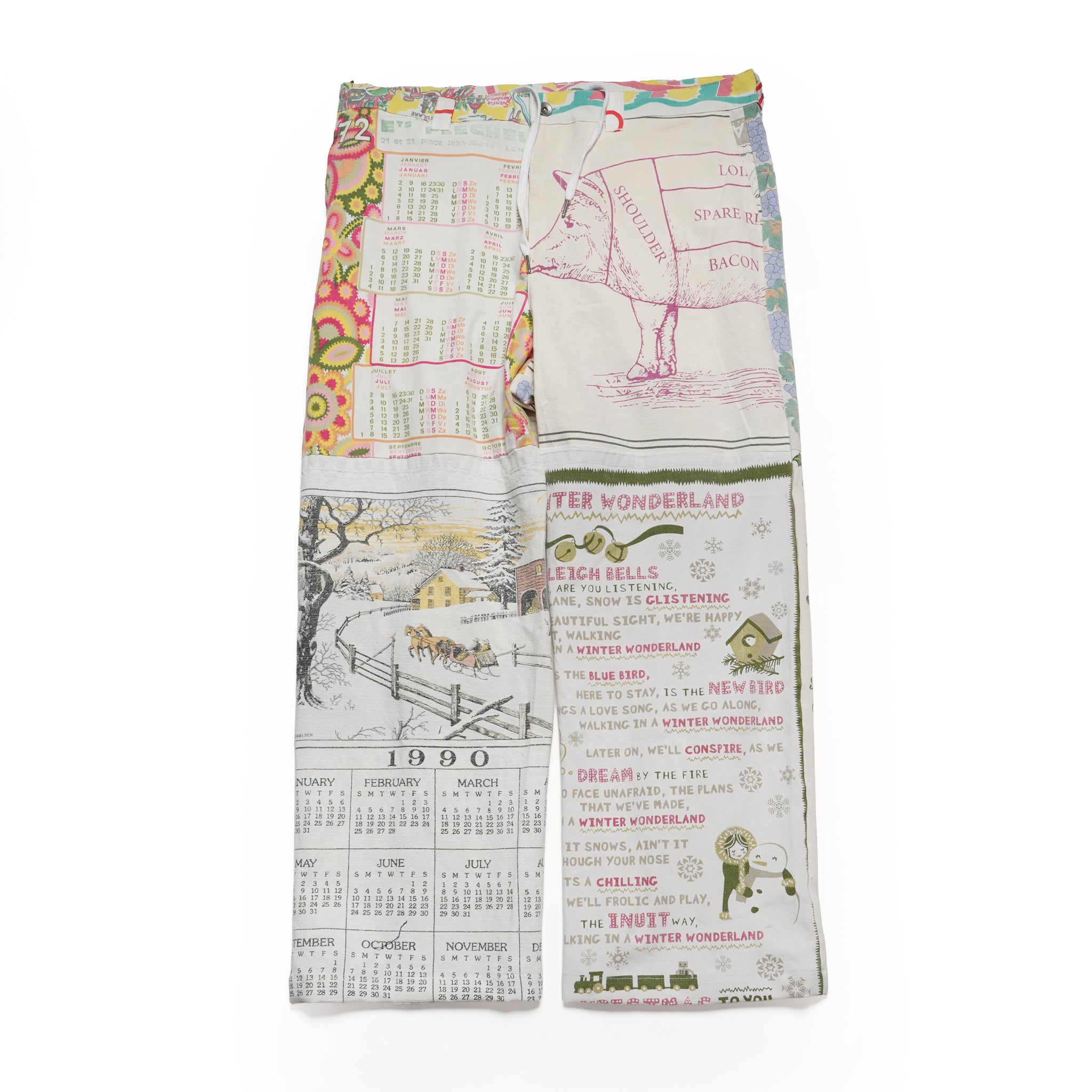 Vintage Cloth Pants Bondage Pants – Multi_G | MR. REMAKE MAN