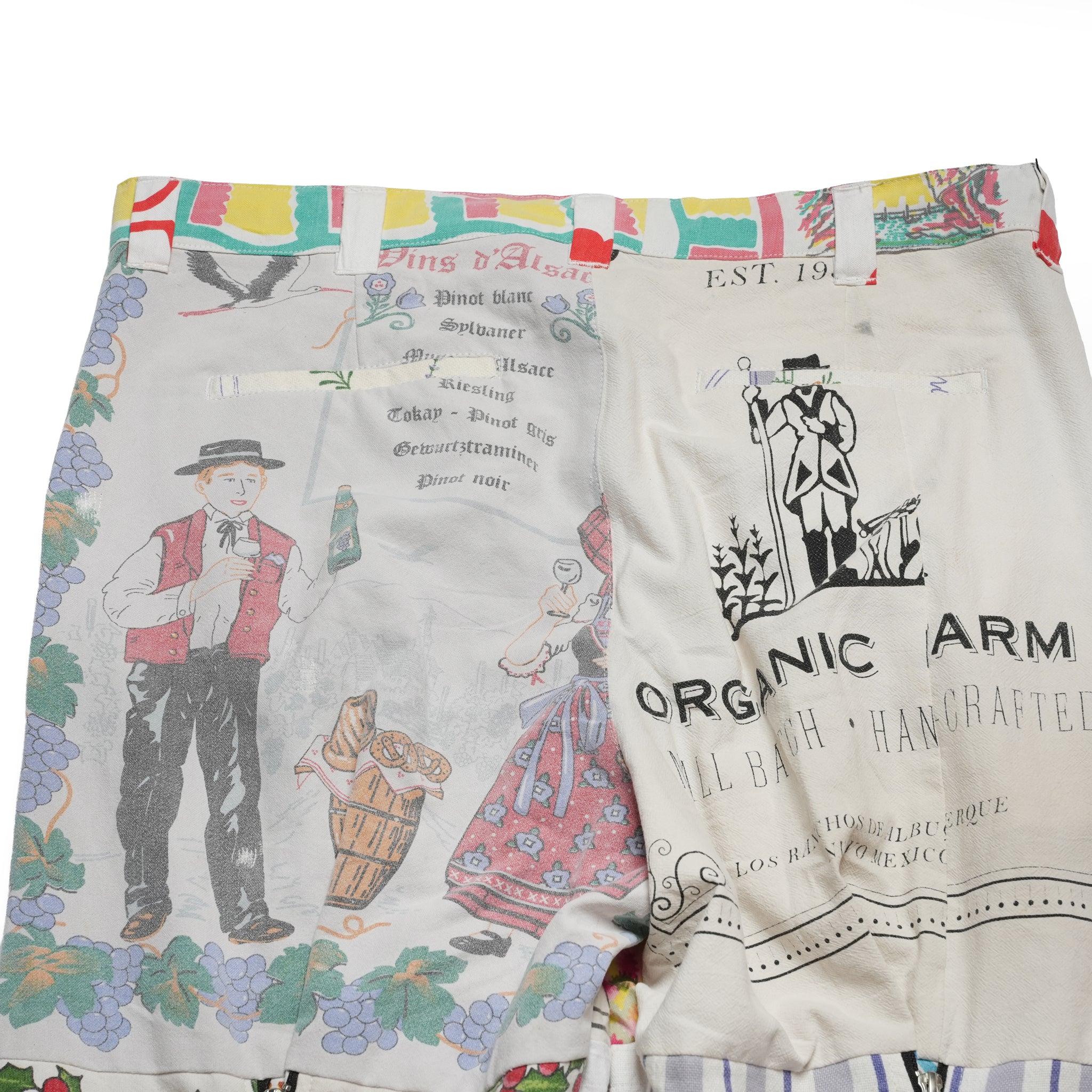 Vintage Cloth Pants Bondage Pants – Multi_G | MR. REMAKE MAN