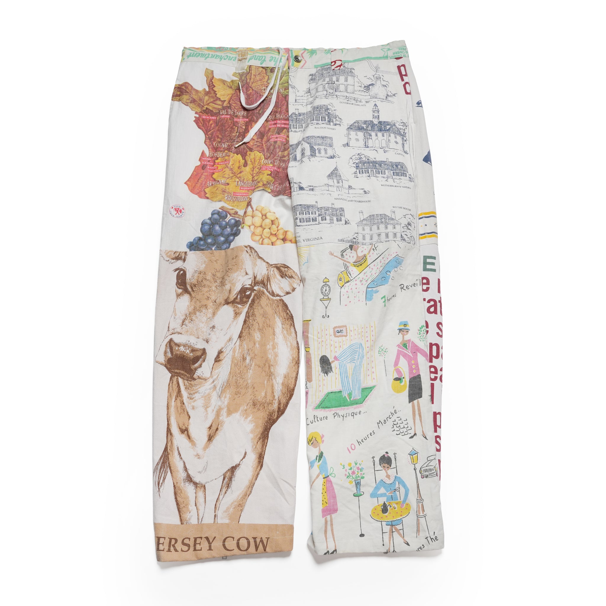 Vintage Cloth Pants Bondage Pants – Multi_I | MR. REMAKE MAN