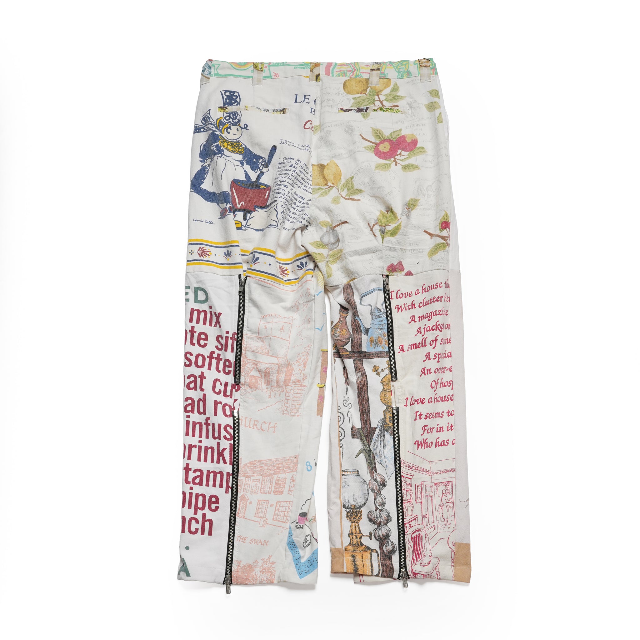 Vintage Cloth Pants Bondage Pants – Multi_I | MR. REMAKE MAN