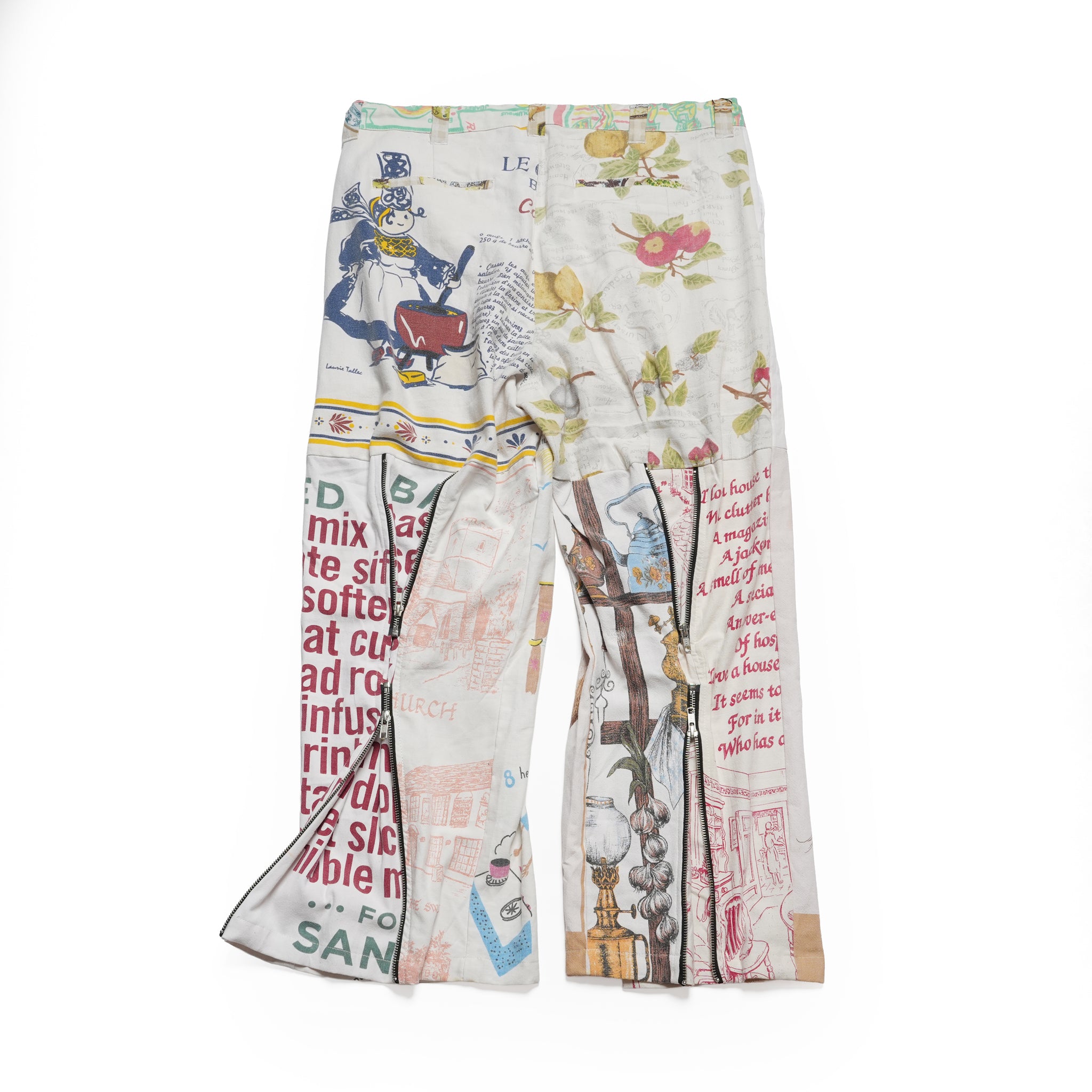 Vintage Cloth Pants Bondage Pants – Multi_I | MR. REMAKE MAN