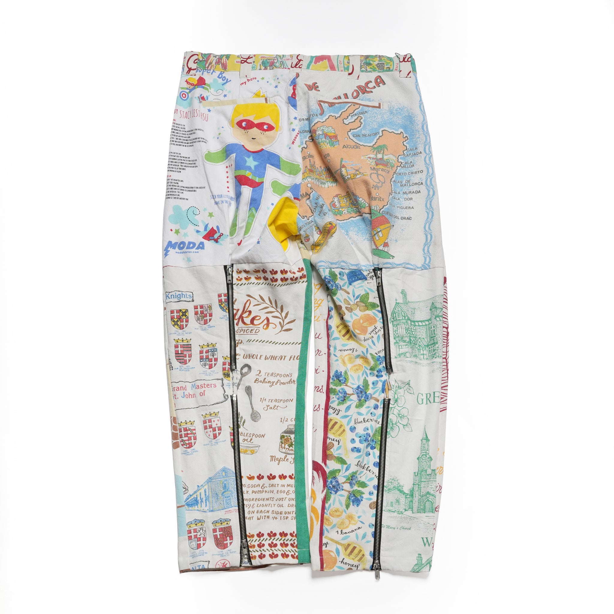 Vintage Cloth Pants Bondage Pants – Multi_J | MR. REMAKE MAN