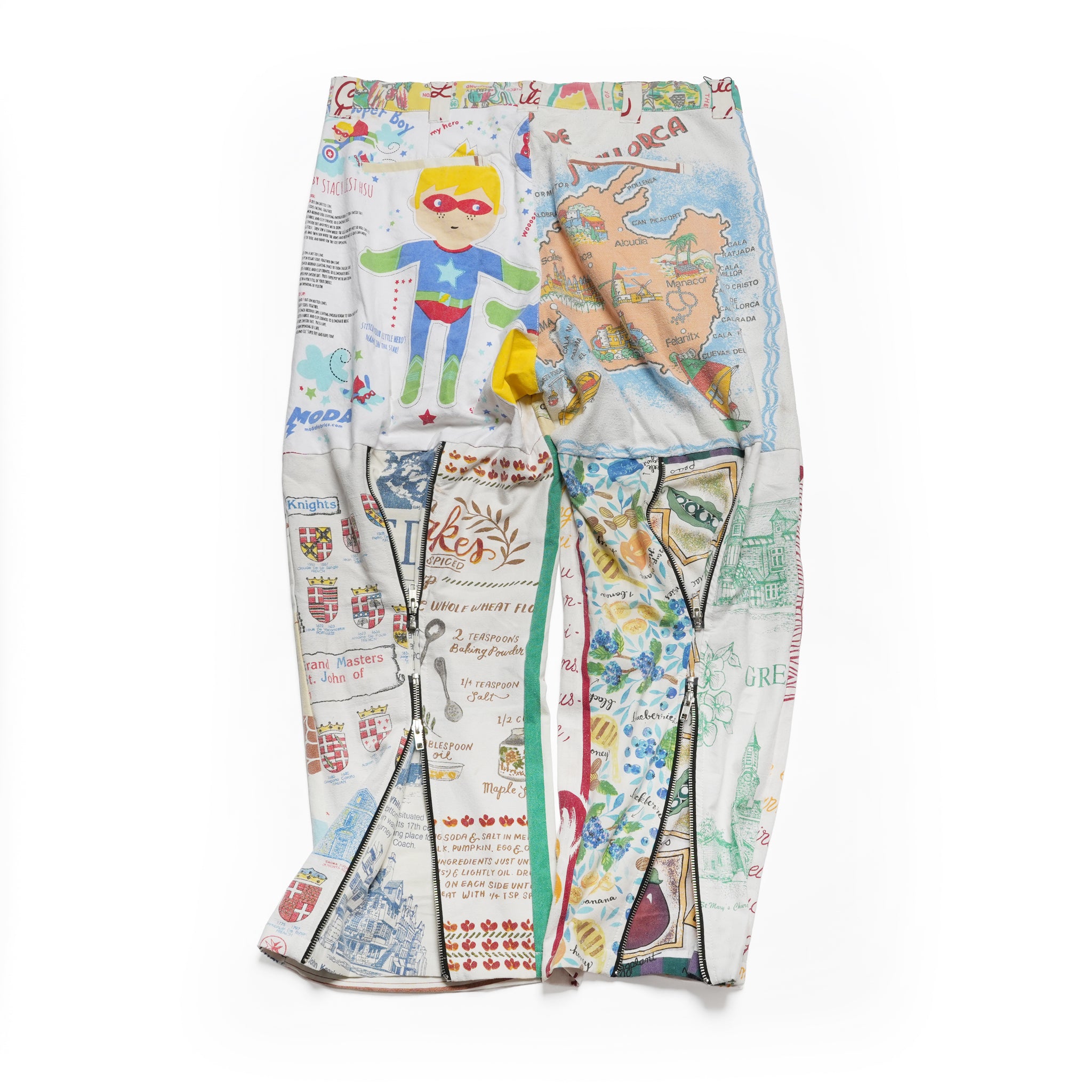 Vintage Cloth Pants Bondage Pants – Multi_J | MR. REMAKE MAN