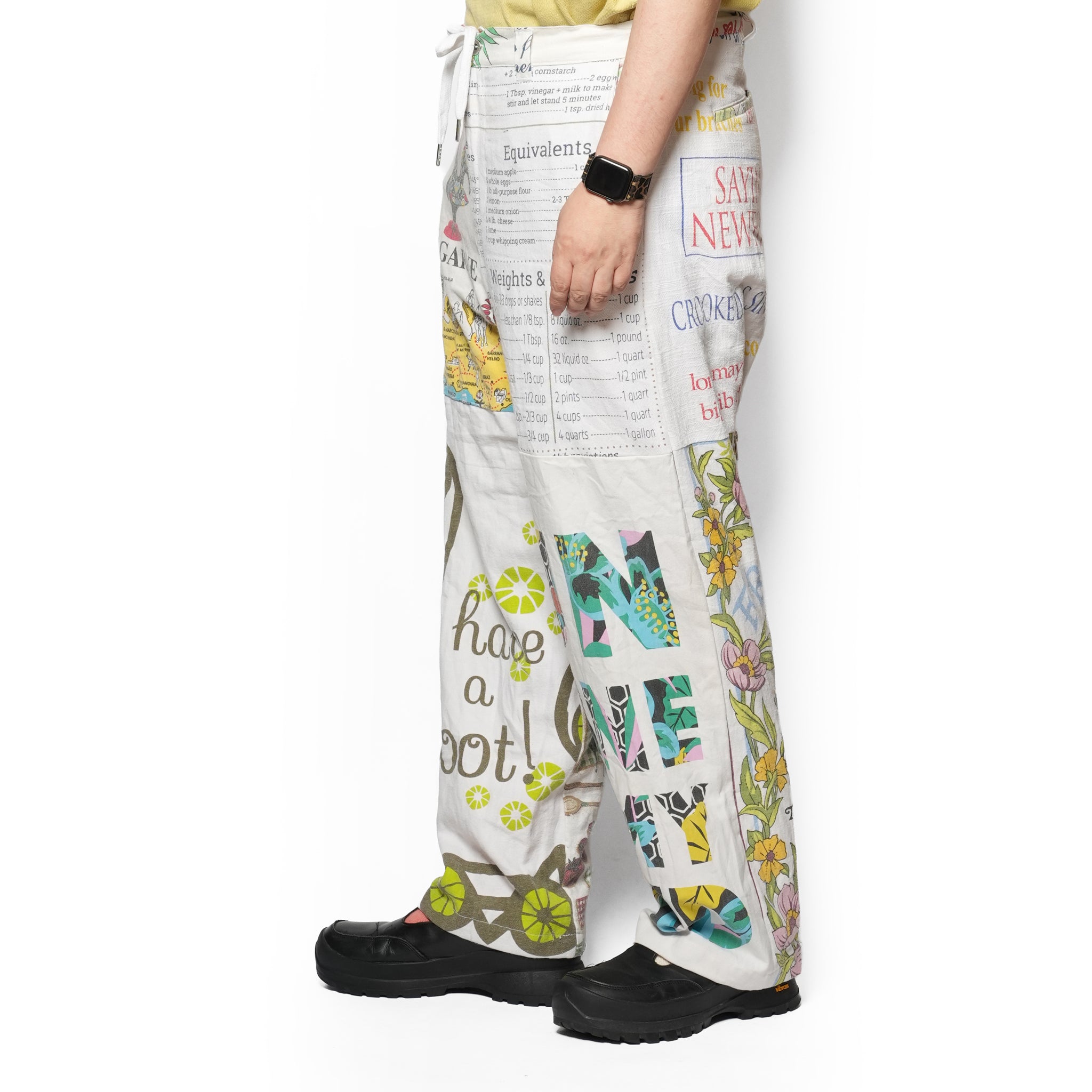 Vintage Cloth Pants Bondage Pants – Multi_E | MR. REMAKE MAN