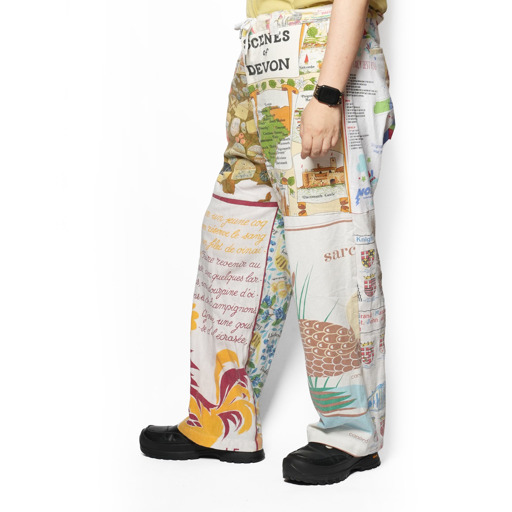 Vintage Cloth Pants Bondage Pants – Multi_H | MR. REMAKE MAN