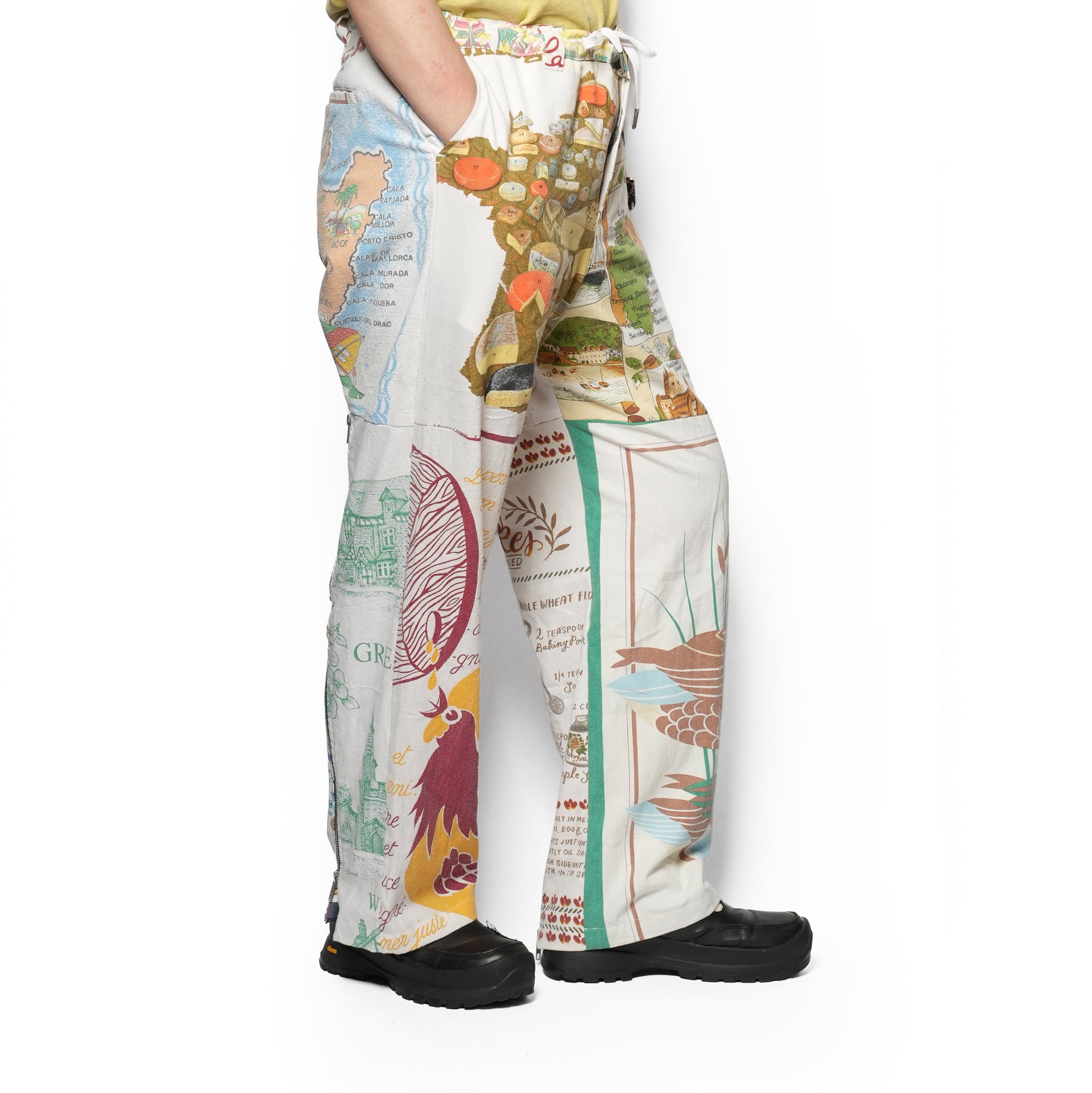 Vintage Cloth Pants Bondage Pants – Multi_I | MR. REMAKE MAN