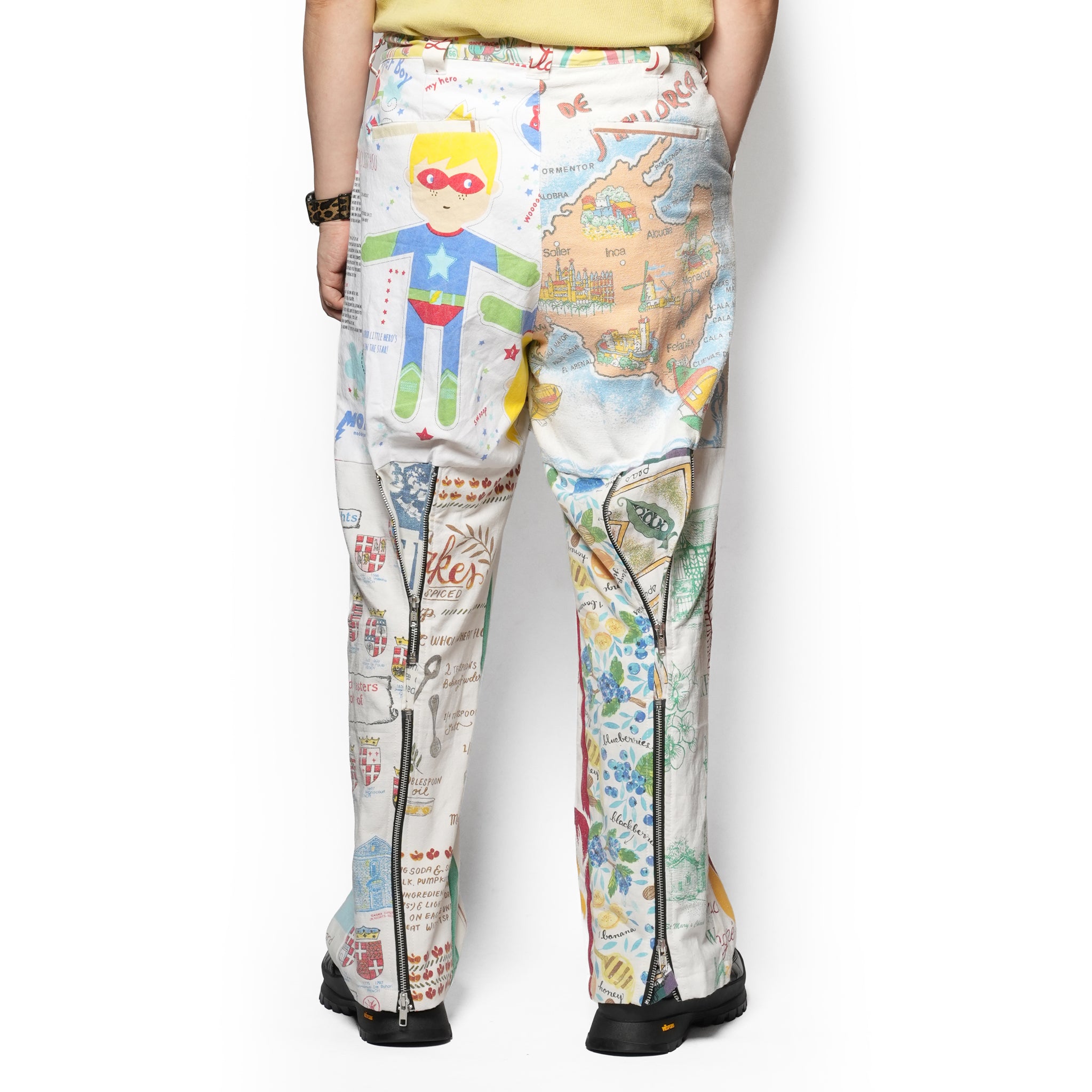 Vintage Cloth Pants Bondage Pants – Multi_J | MR. REMAKE MAN