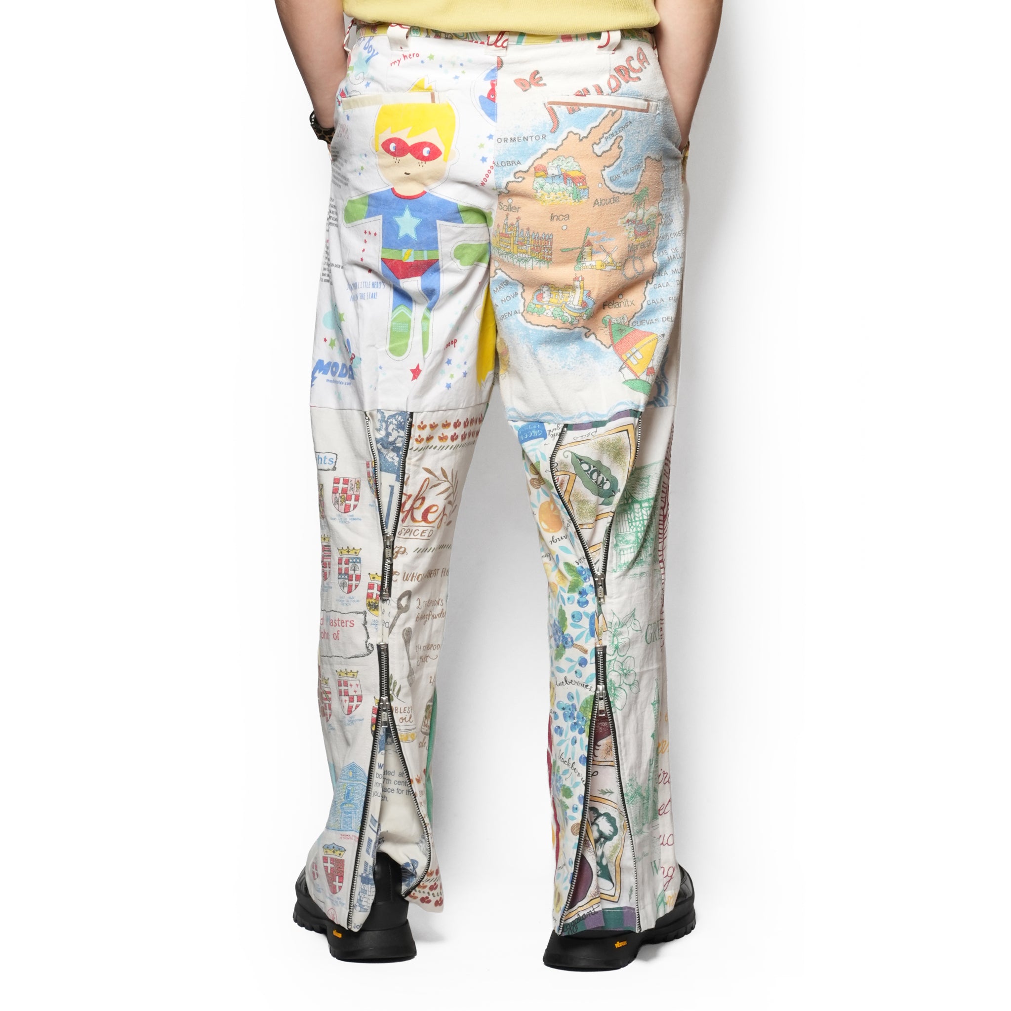 Vintage Cloth Pants Bondage Pants – Multi_G | MR. REMAKE MAN