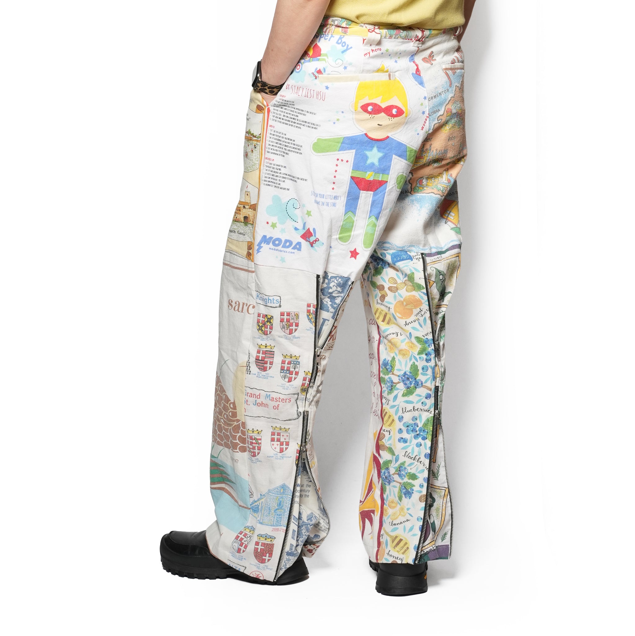 Vintage Cloth Pants Bondage Pants – Multi_B | MR. REMAKE MAN