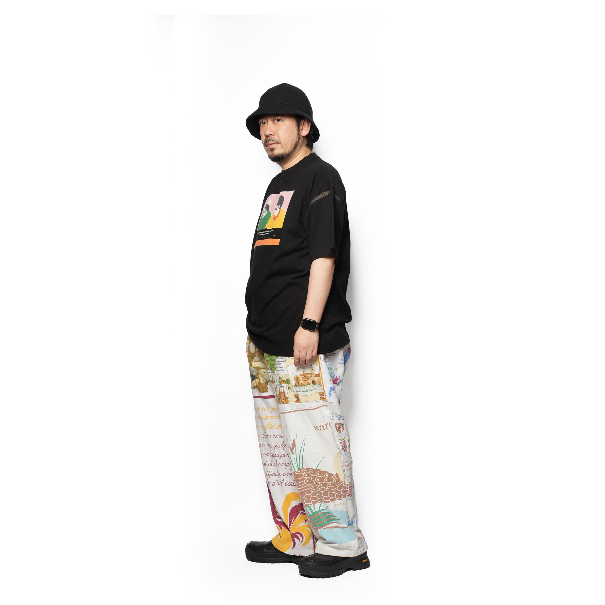 Vintage Cloth Pants Bondage Pants – Multi_J | MR. REMAKE MAN