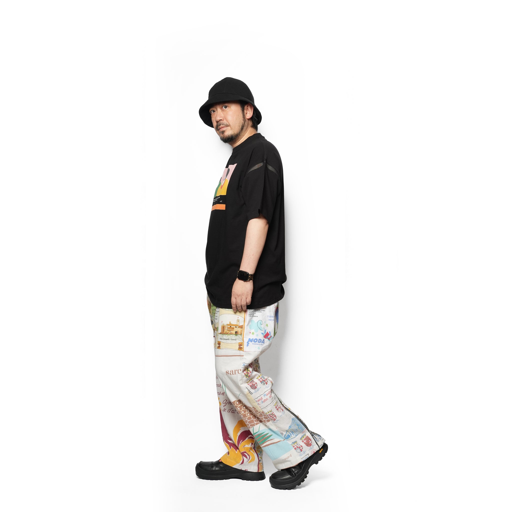 Vintage Cloth Pants Bondage Pants – Multi_G | MR. REMAKE MAN