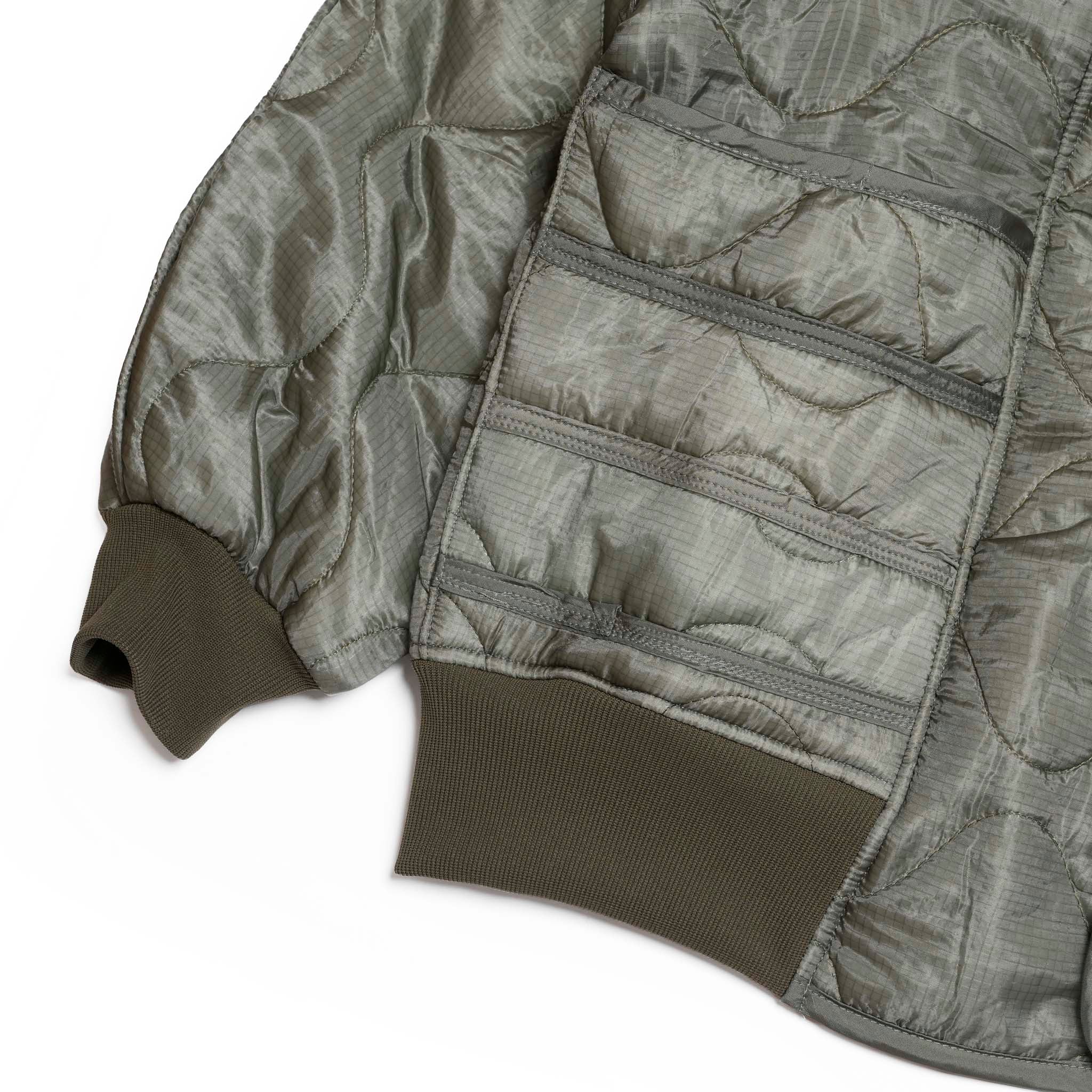 QUILTING MA-1 | Color_Olive | No_odd2025aw-005【ODDMENT_オッドメント】