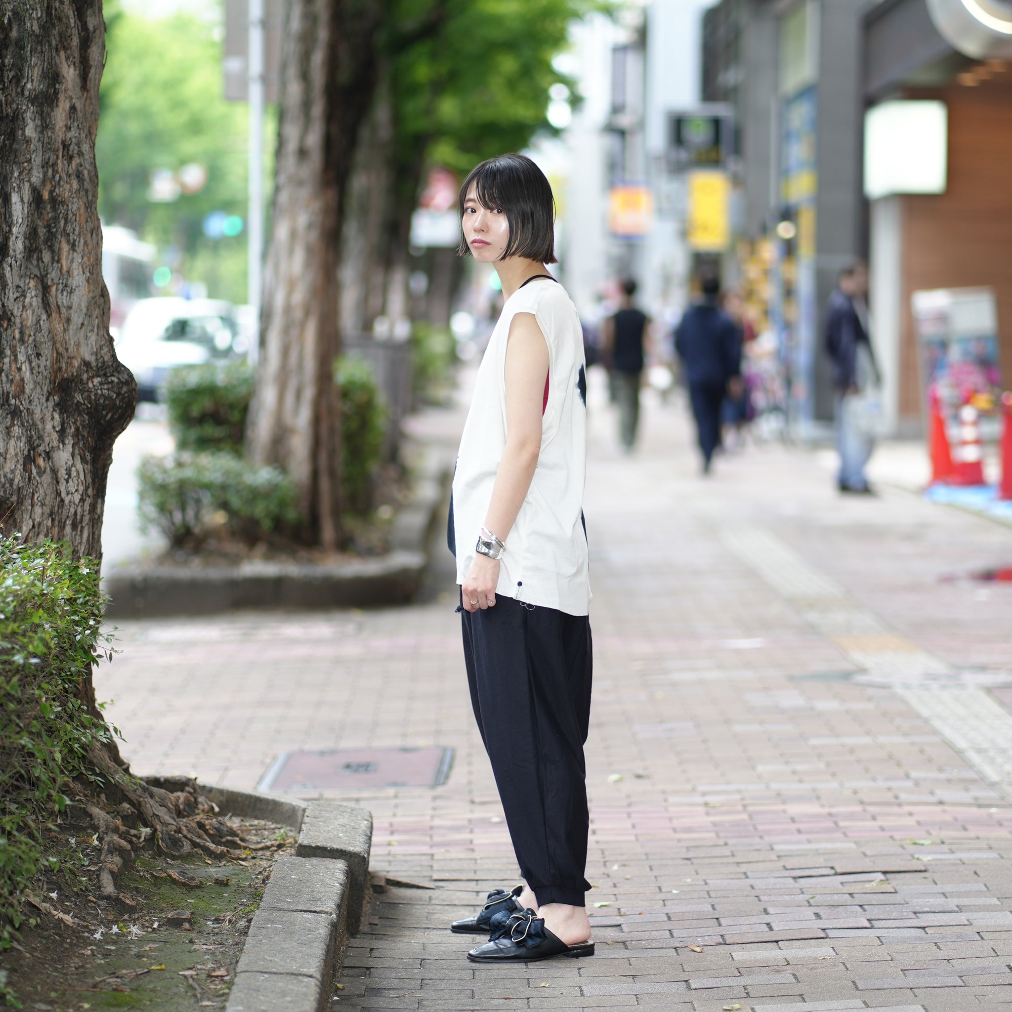 24763B | OTS DYNAMIC HAREM PANT | Color:Black【ONE TEASPOON_ワンティースプーン】