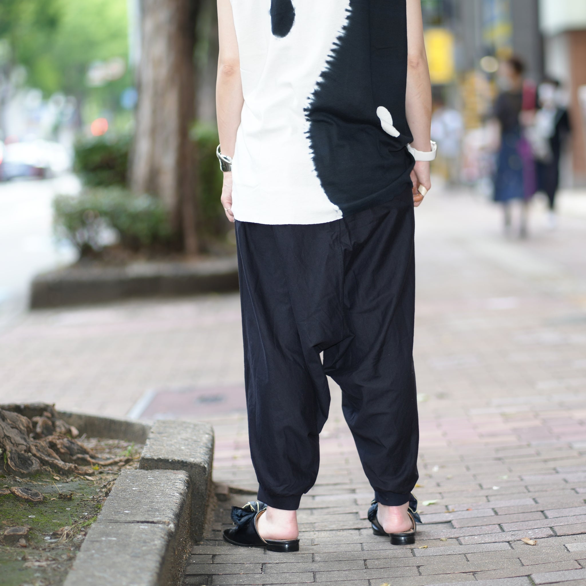 24763B | OTS DYNAMIC HAREM PANT | Color:Black【ONE TEASPOON_ワンティースプーン】