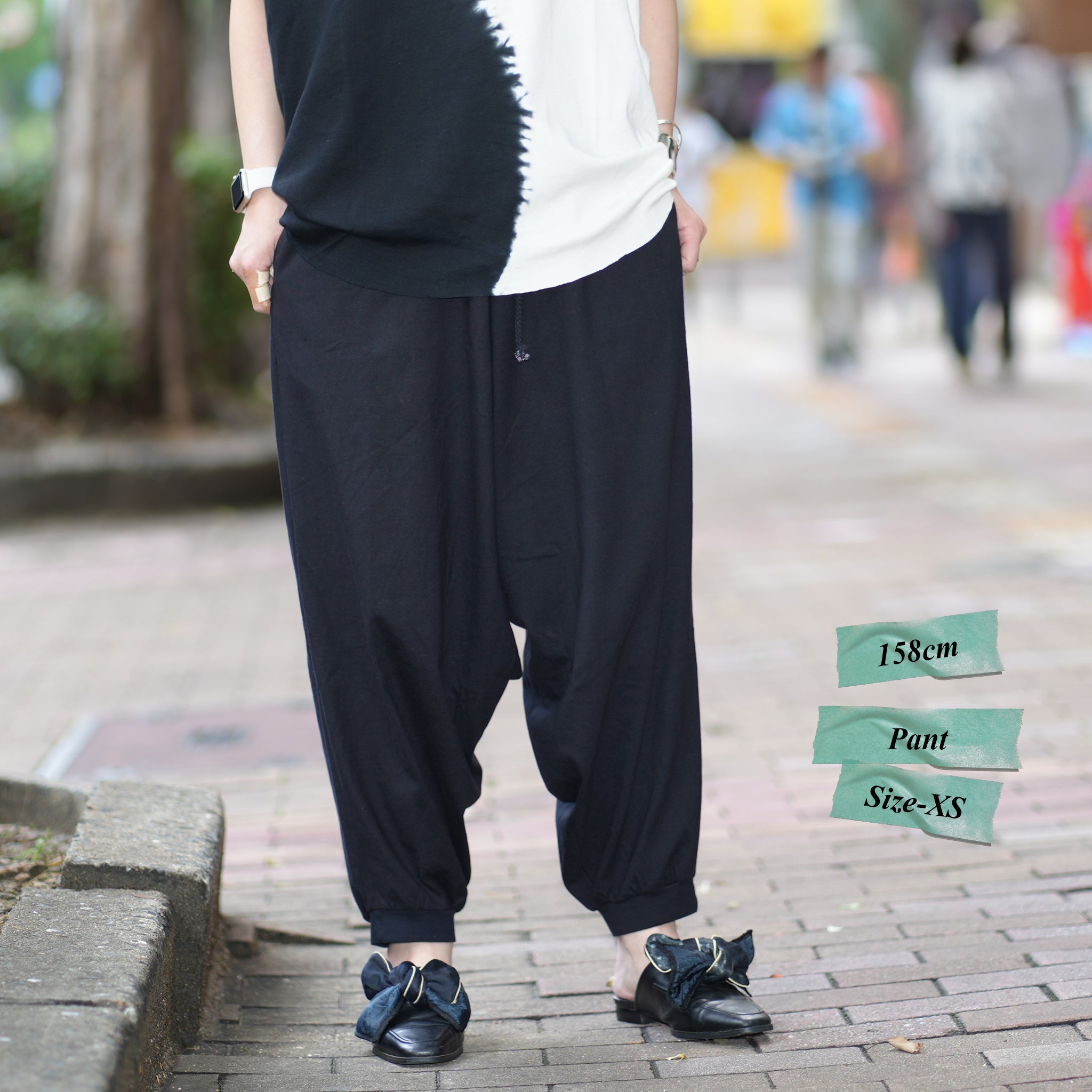24763B | OTS DYNAMIC HAREM PANT | Color:Black【ONE TEASPOON_ワンティースプーン】