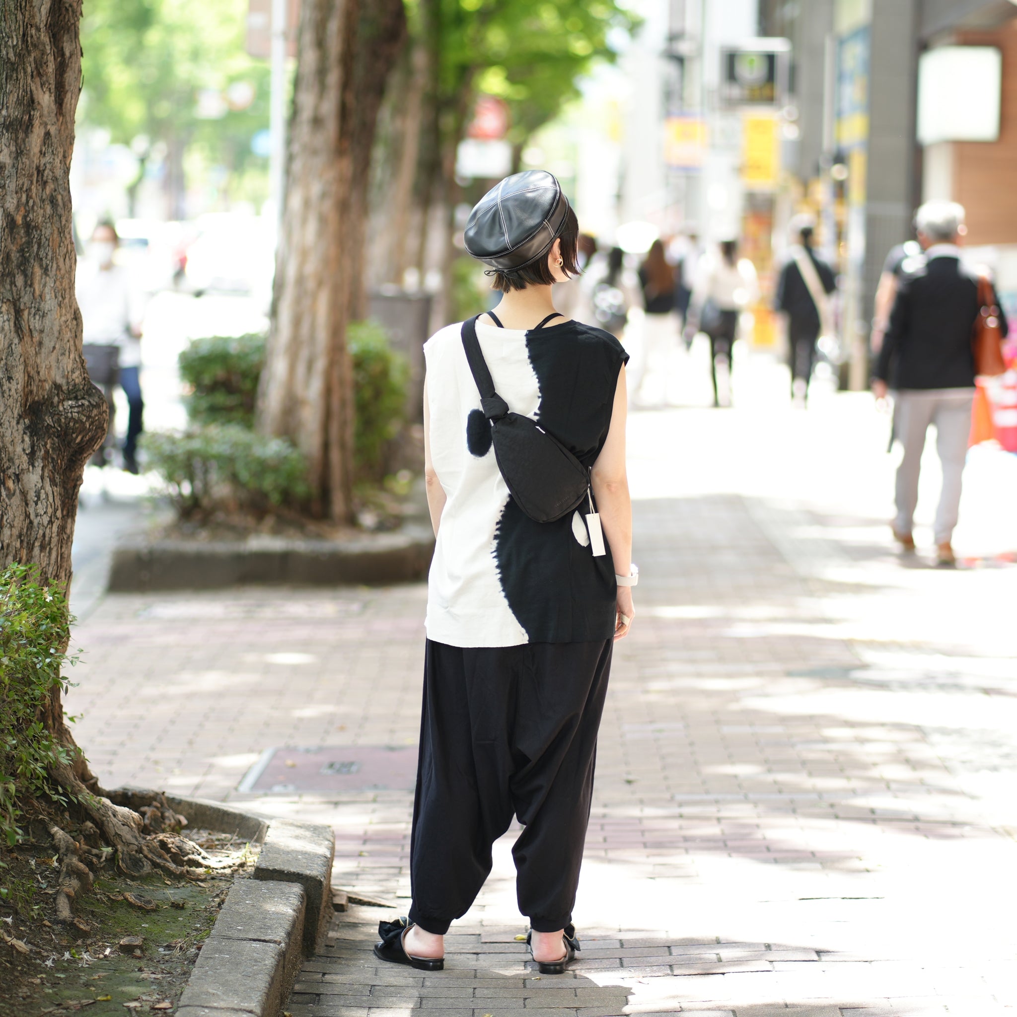 No:23h17-1 | Name:RELLINO | Color:Black/Pink【BRIE LEON_ブリ―レオン】