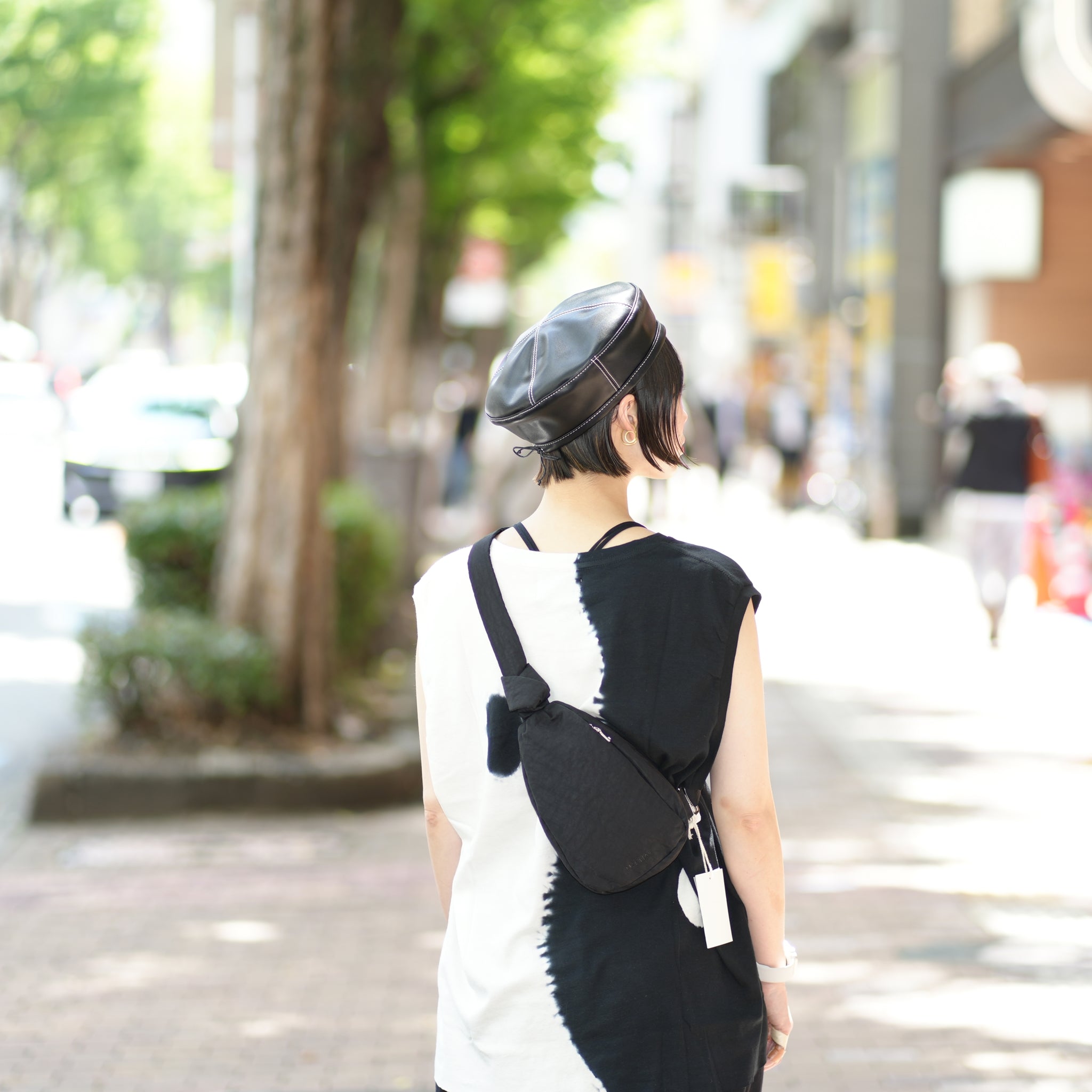 No:23h17-1 | Name:RELLINO | Color:Black/Pink【BRIE LEON_ブリ―レオン】