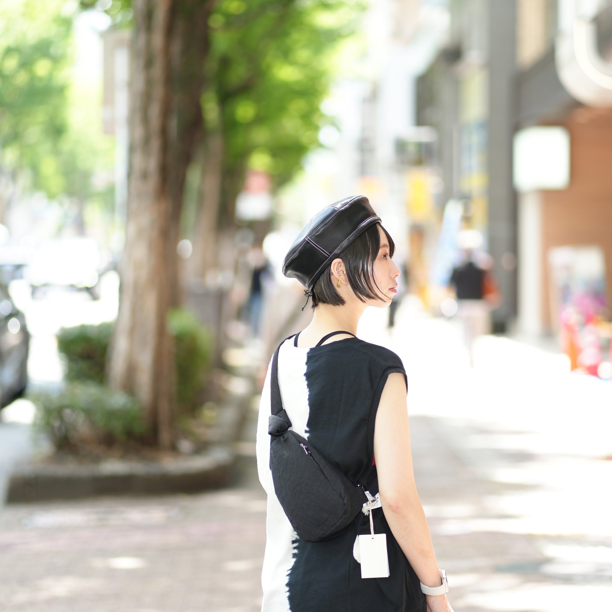 No:23h17-1 | Name:RELLINO | Color:Black/Pink【BRIE LEON_ブリ―レオン】