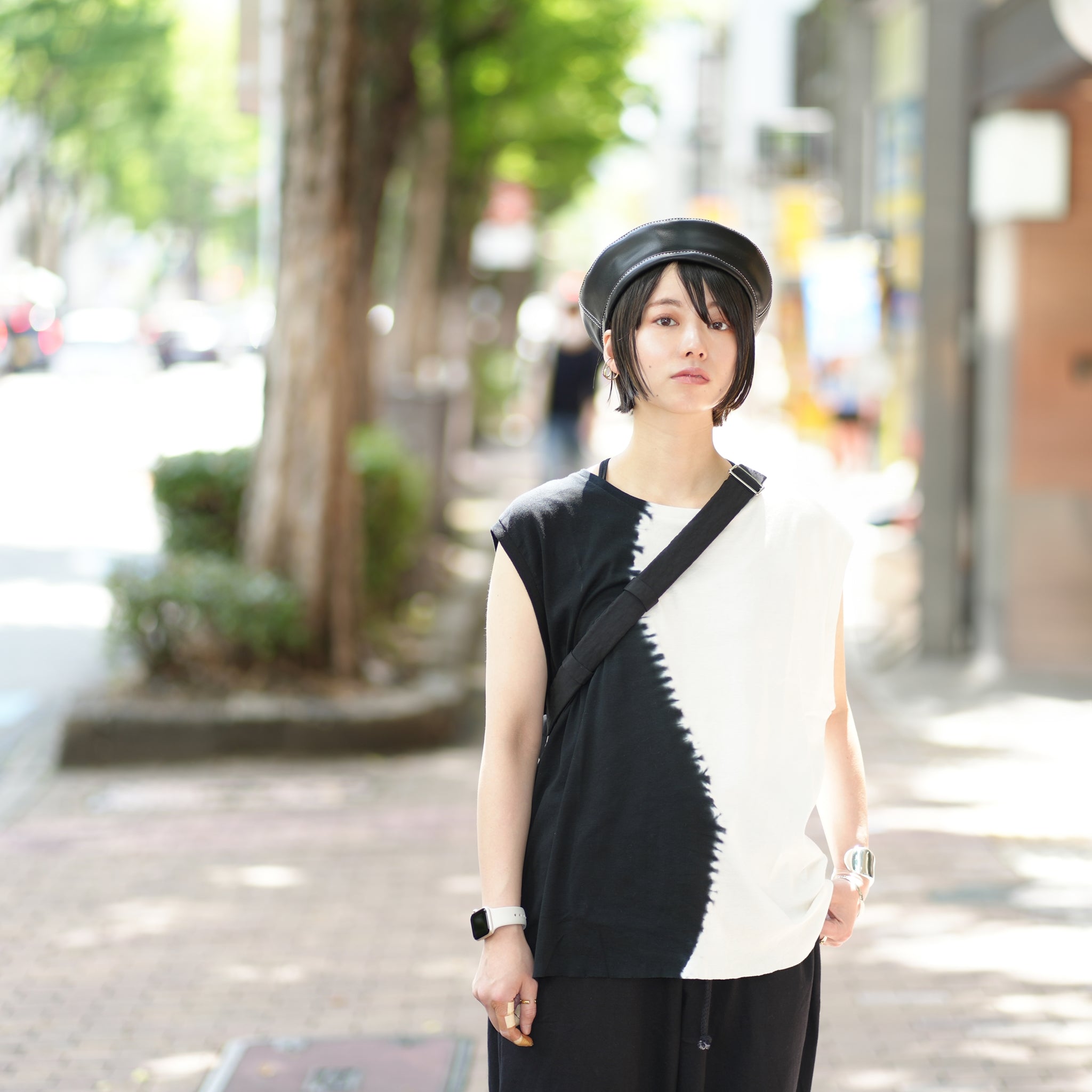 No:23h17-1 | Name:RELLINO | Color:Black/Pink【BRIE LEON_ブリ―レオン】