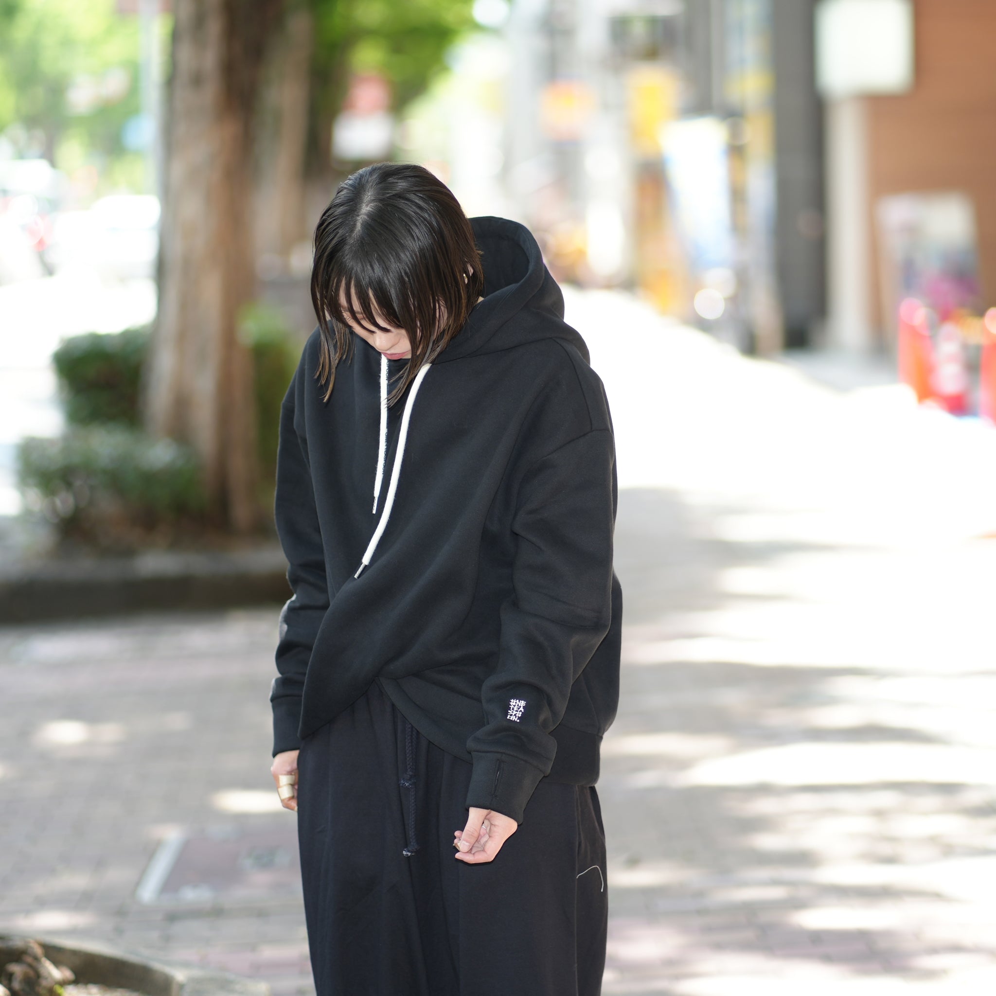 No:25678 | Name:OTS TWISTED HOODY | Color:Black【ONE TEASPOON_ワンティースプーン】