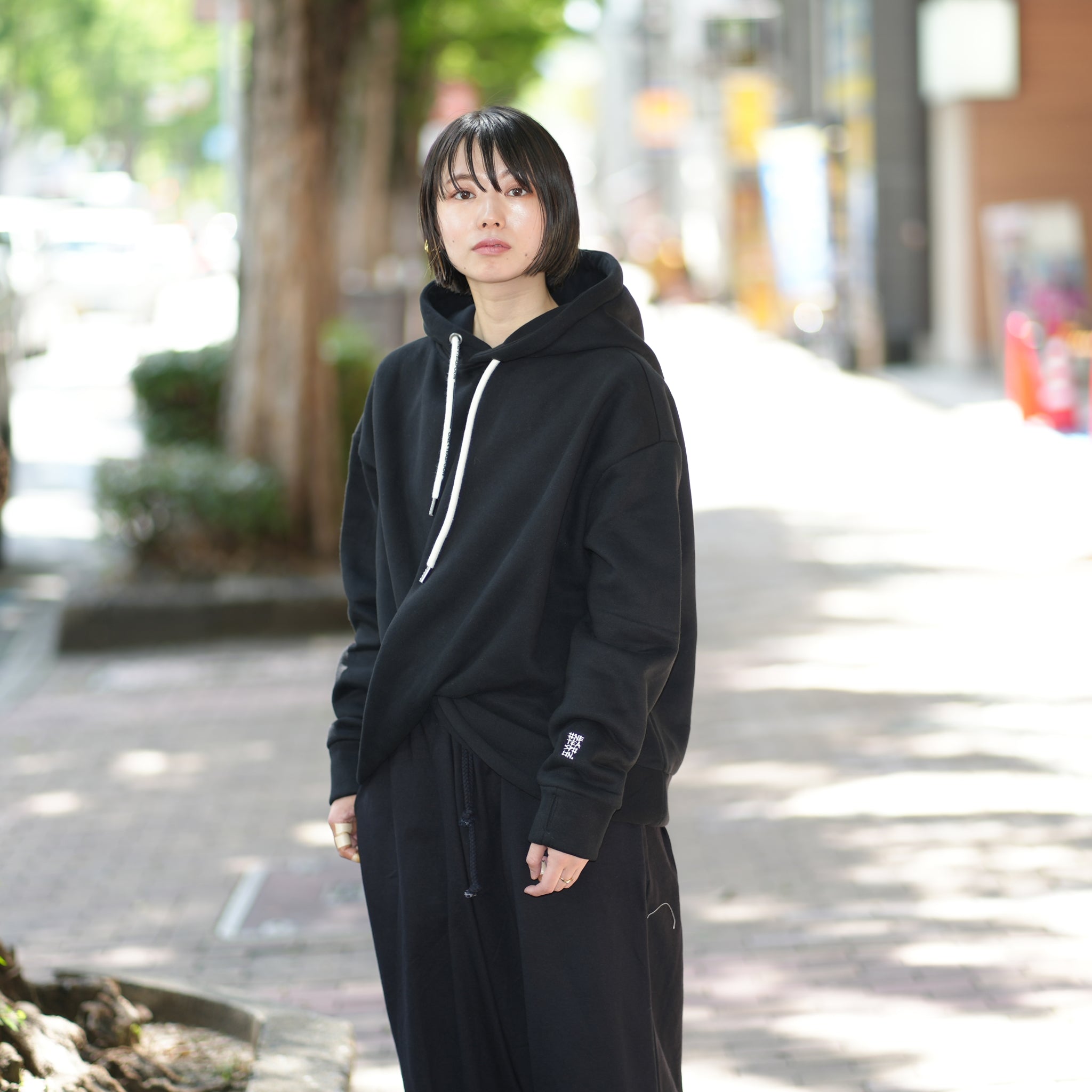No:25678 | Name:OTS TWISTED HOODY | Color:Black【ONE TEASPOON_ワンティースプーン】