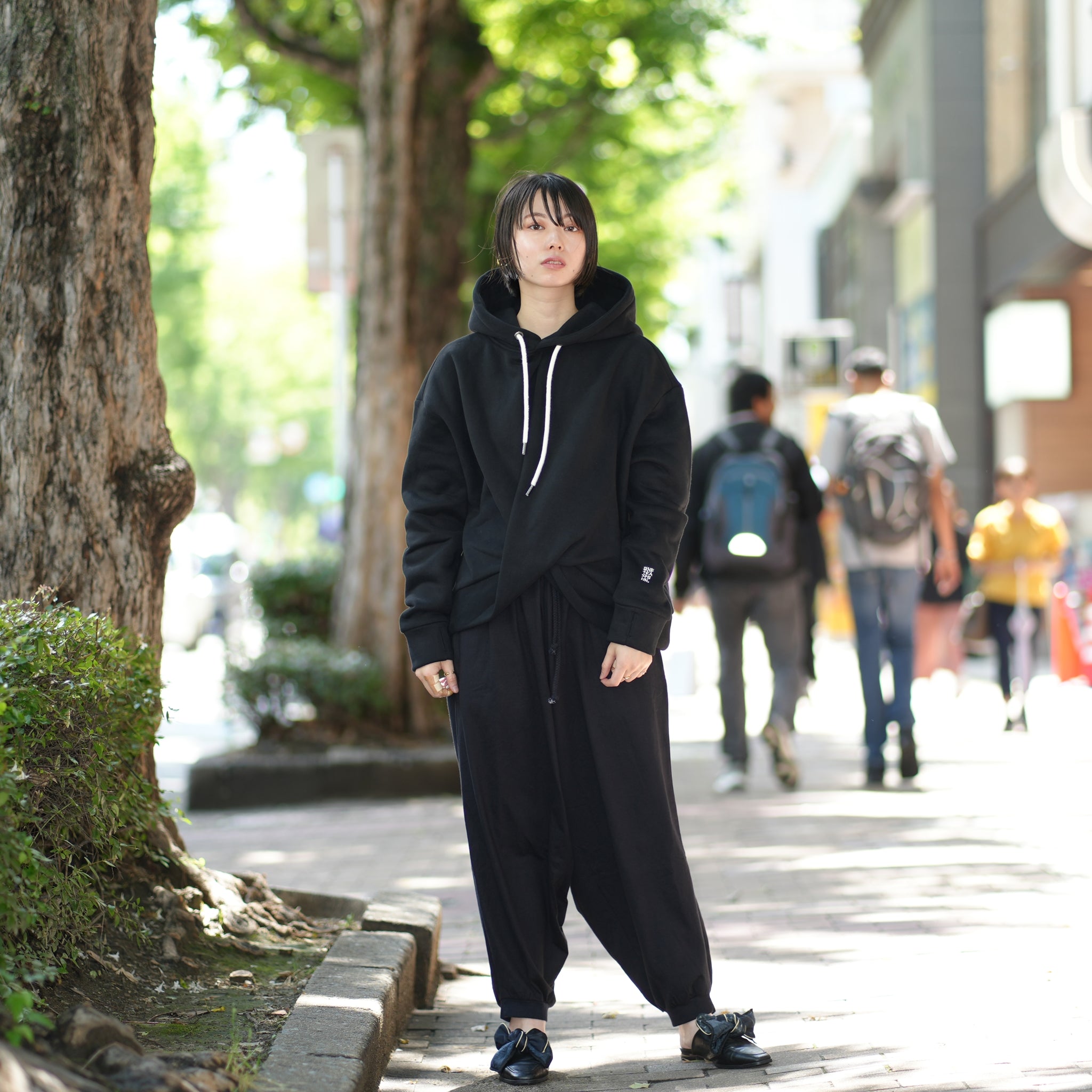 No:25678 | Name:OTS TWISTED HOODY | Color:Black【ONE TEASPOON_ワンティースプーン】