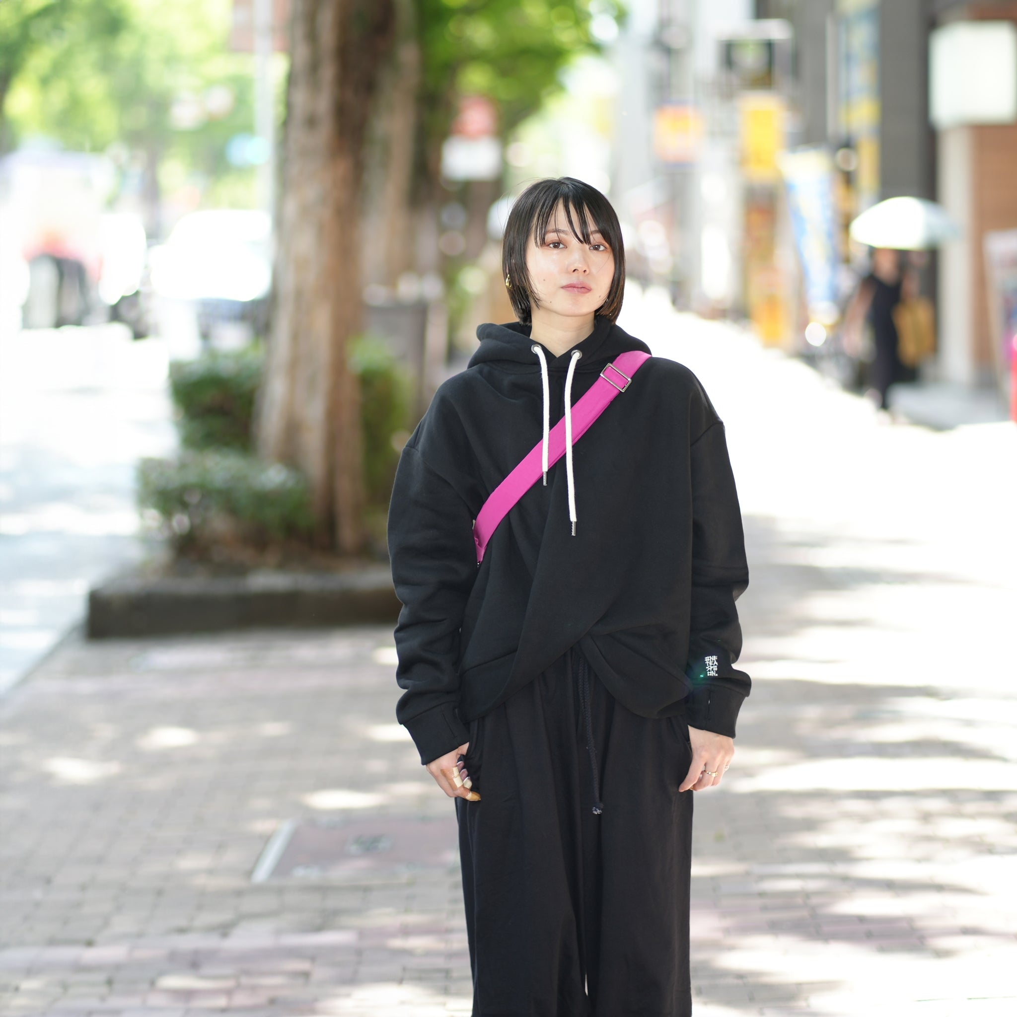 No:23h17-1 | Name:RELLINO | Color:Black/Pink【BRIE LEON_ブリ―レオン】