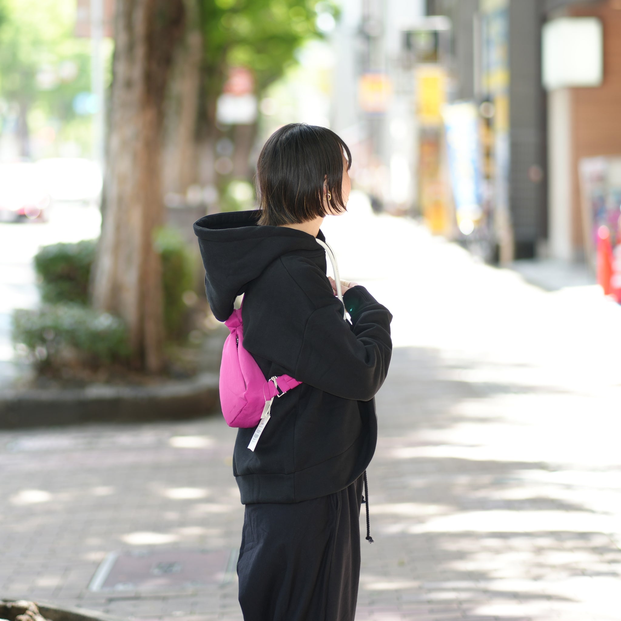 No:23h17-1 | Name:RELLINO | Color:Black/Pink【BRIE LEON_ブリ―レオン】