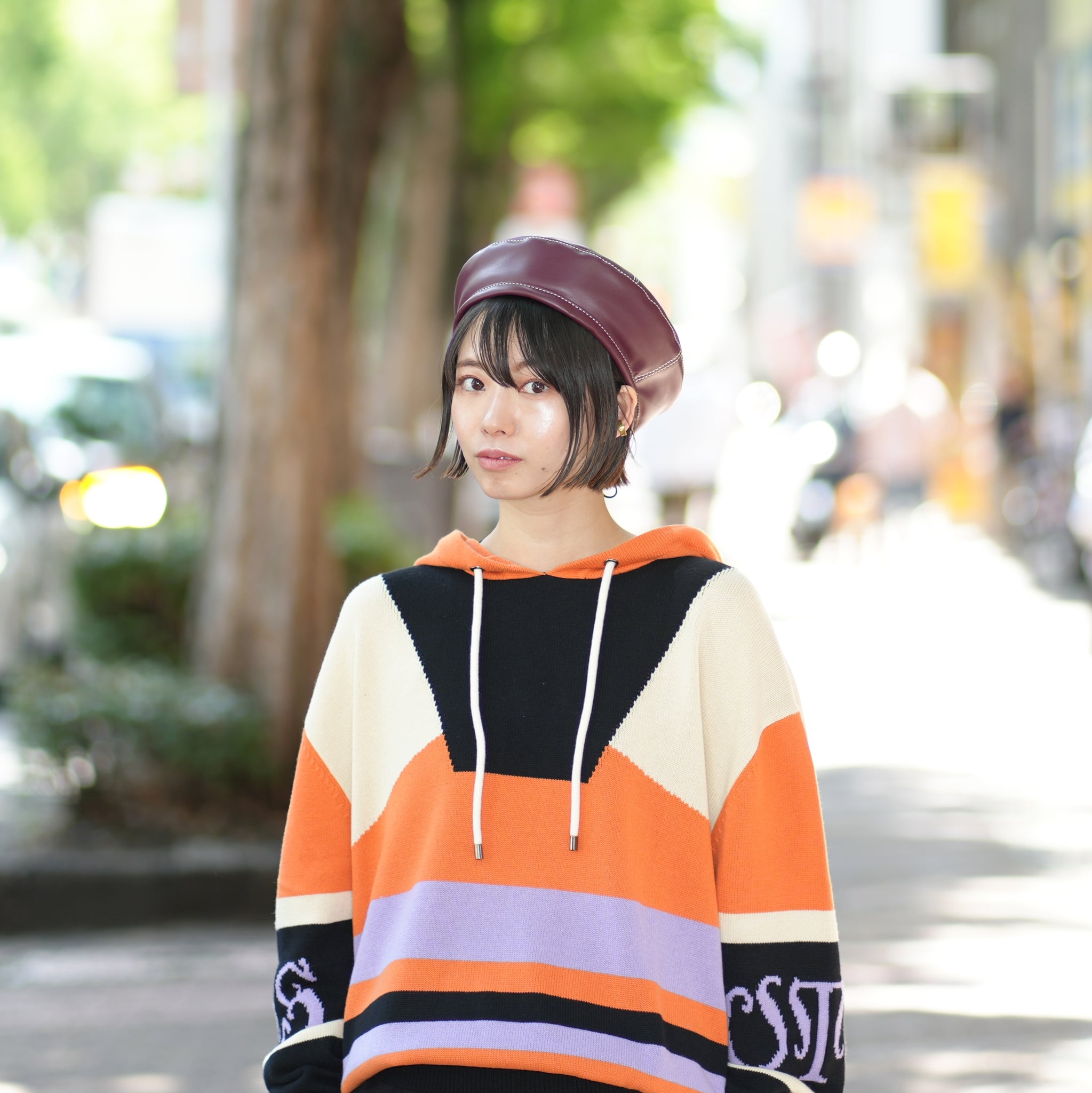 23ha01-01 | BRET | Color:Black/Merlot【BRIE LEON_ブリ―レオン】