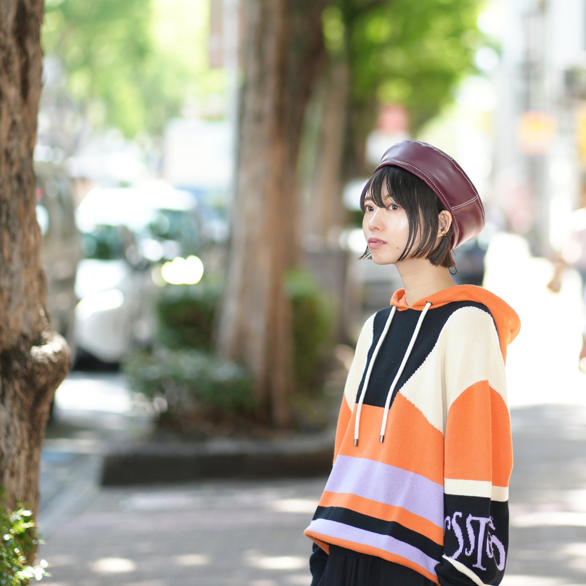 23ha01-01 | BRET | Color:Black/Merlot【BRIE LEON_ブリ―レオン】