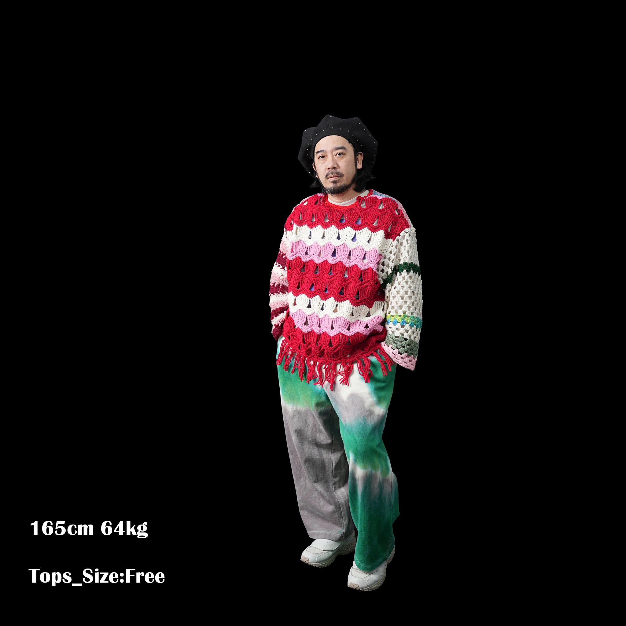 ASHBURY CREW KNIT – Multi_A / Multi_B | Size:Free | NASNGWAM
