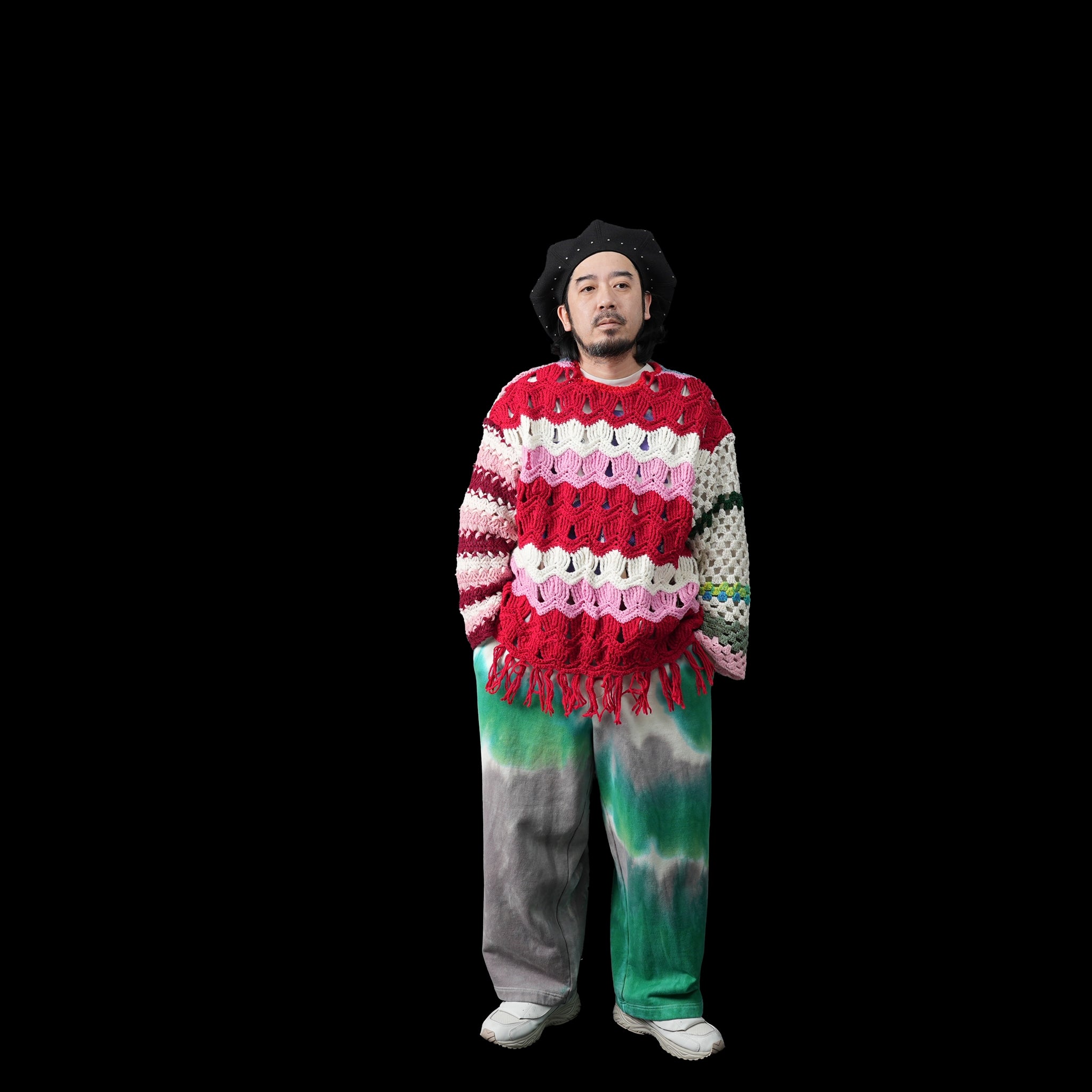 ASHBURY CREW KNIT – Multi_A / Multi_B | Size:Free | NASNGWAM