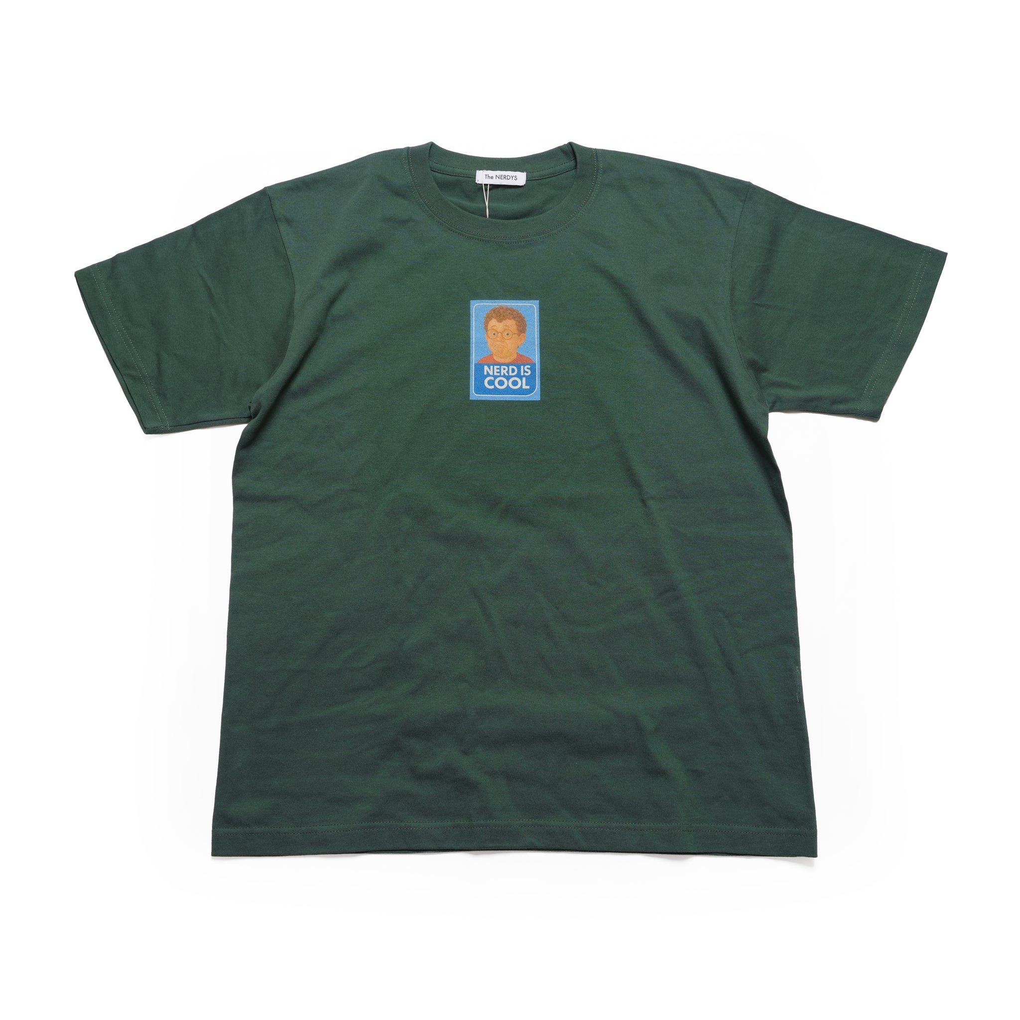 NERD IS COOL T-shirt | Color_I.Green | No_NSTS-CS02_I.Green【The NERDYS_ナーディーズ】