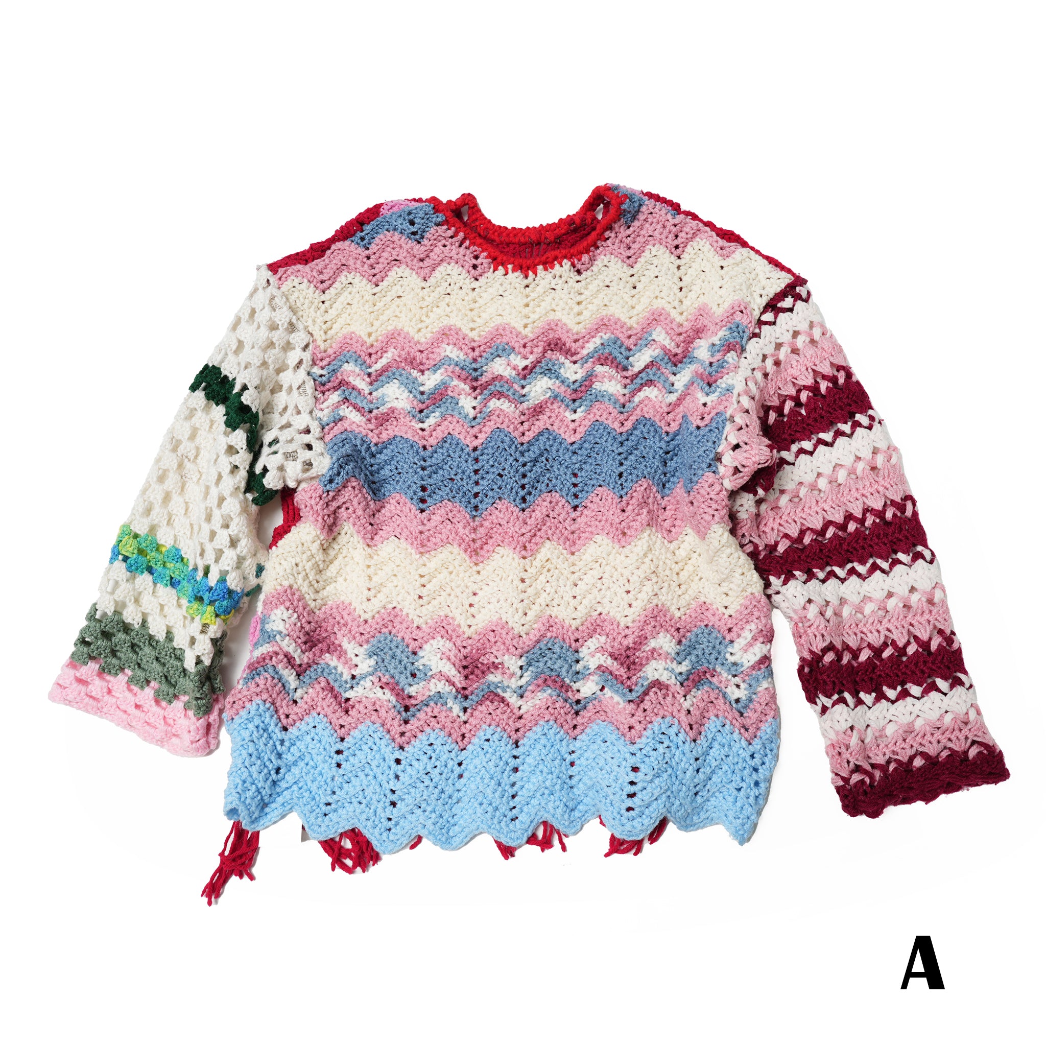 ASHBURY CREW KNIT – Multi_A / Multi_B | Size:Free | NASNGWAM