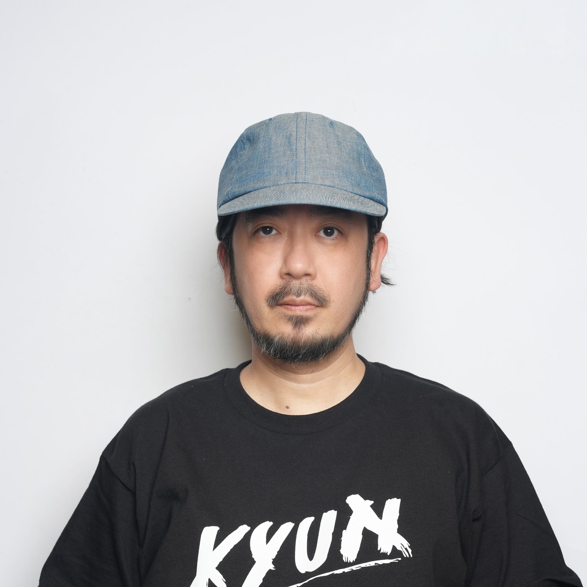 6 panel long brim cap – Indigo(P) | stf-001-indigo(p) | SHARE THE FANTASY