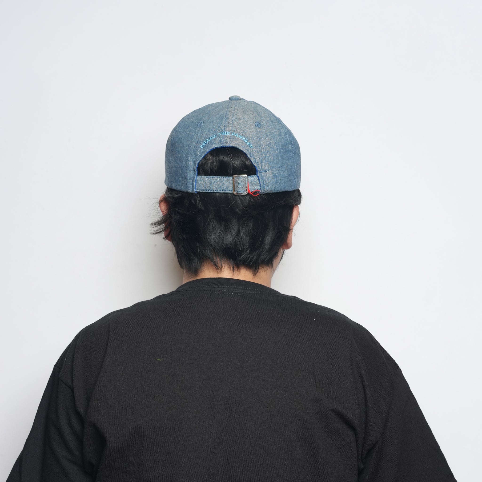 6 panel long brim cap – Indigo(P) | stf-001-indigo(p) | SHARE THE FANTASY