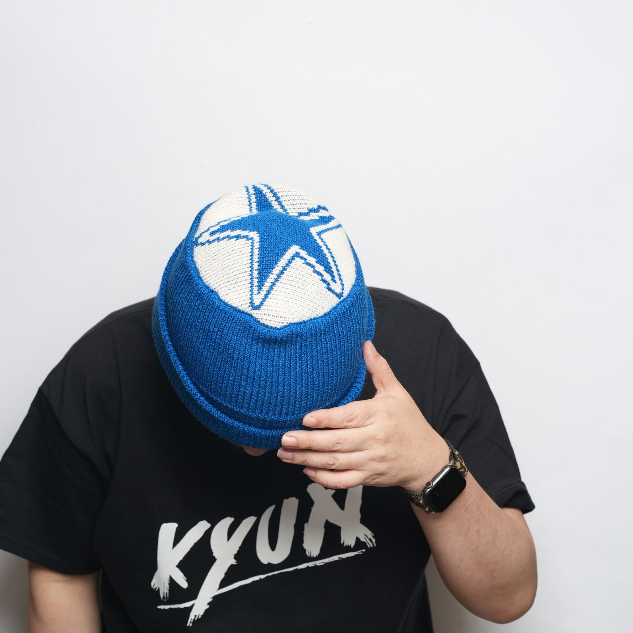 Flat beanie – Blue | PLATEAU STUDIO