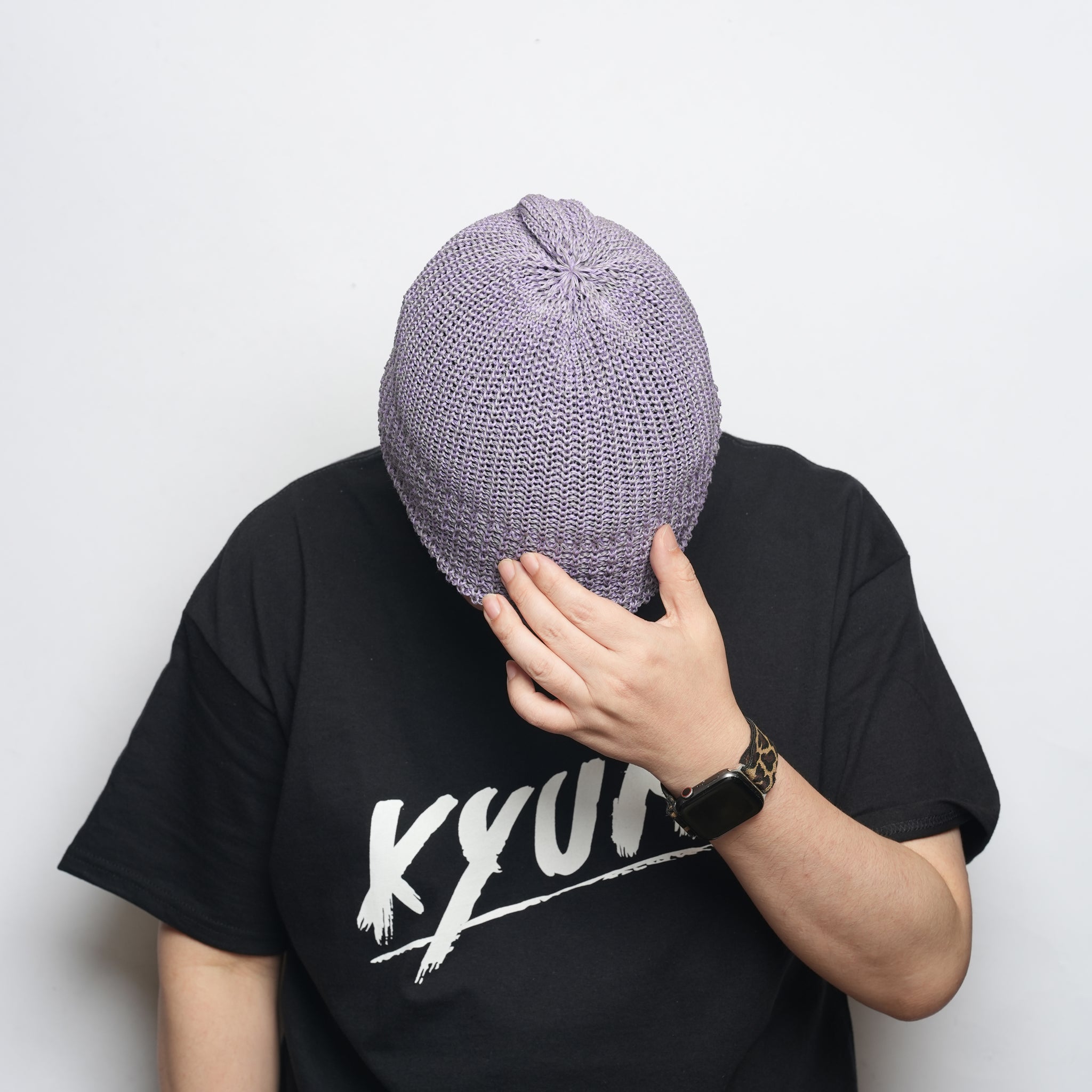 Summer Knit Hat – Purple | RACAL【ネコポス選択可能】