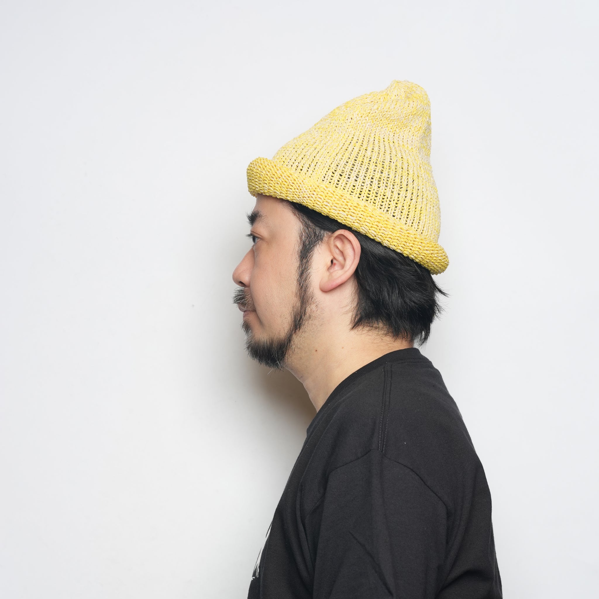 Roll Knit Cap – Yellow | INDIETRO ASSOCIATION
