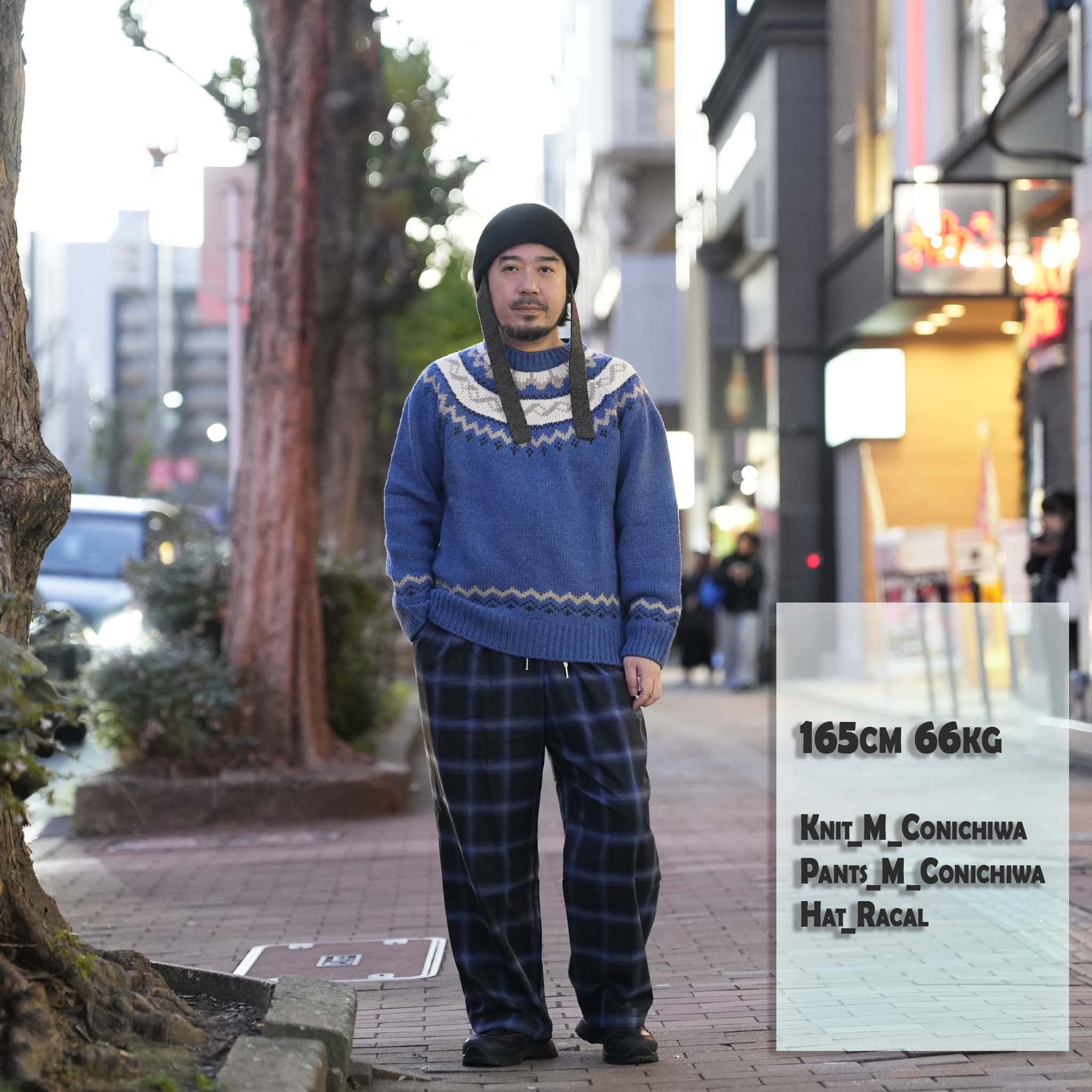 NOR KNIT | Color_Blue | No_co2025aw-01_blue【CONICHIWA BONJOUR_コニチワボンジュール】