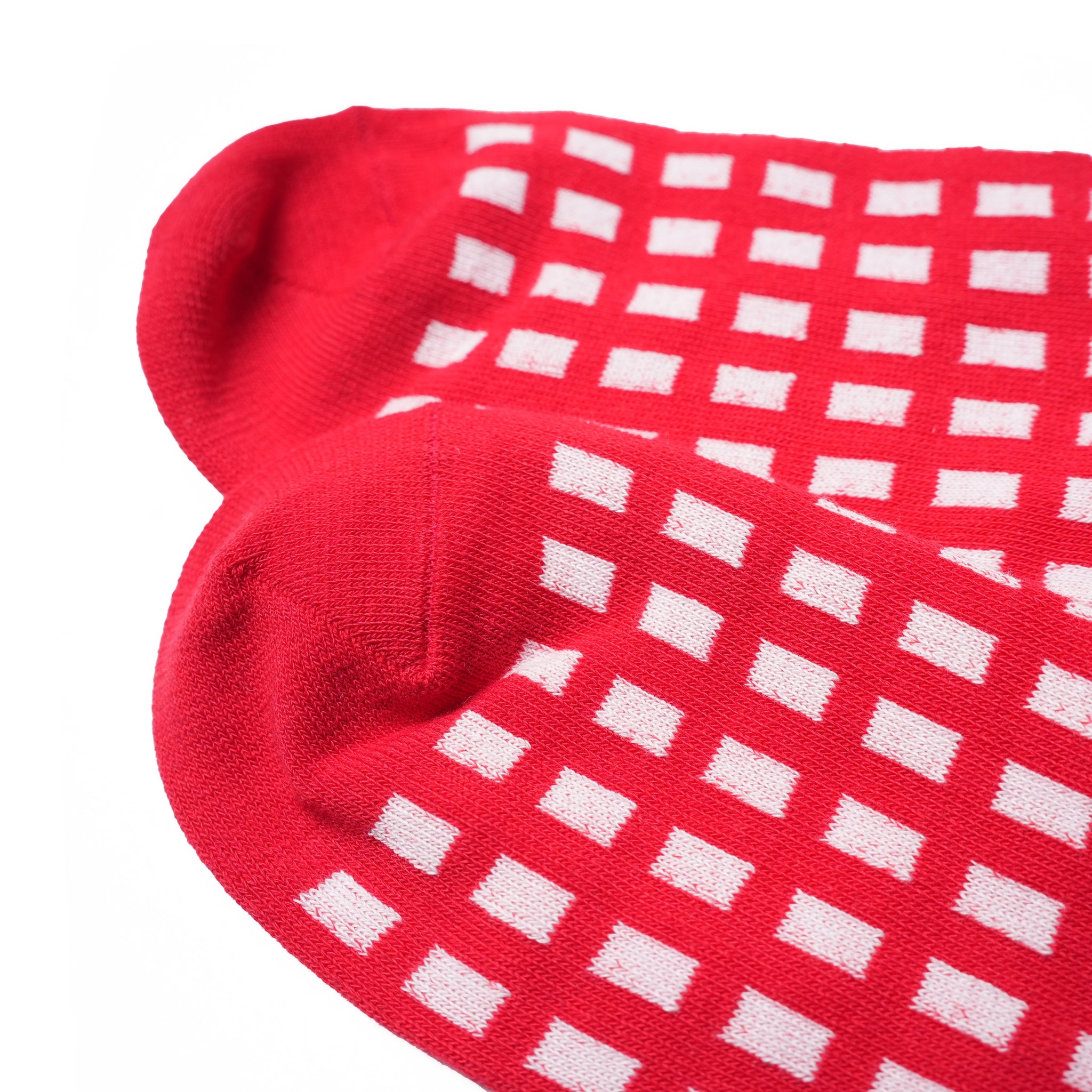 赤のヒョウ柄ソックス LEO MELT | BILLY BUDDUSKY × ADDICTION別注デザイン ネコポス対応