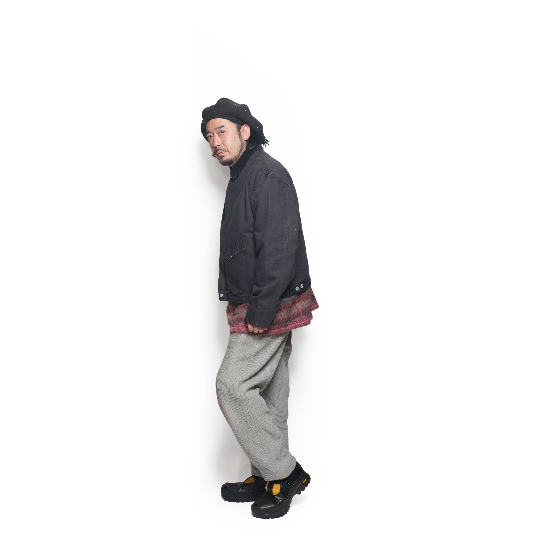 clopped EG jacket – Gray | tl26s004_Gray | THRIFTY LOOK