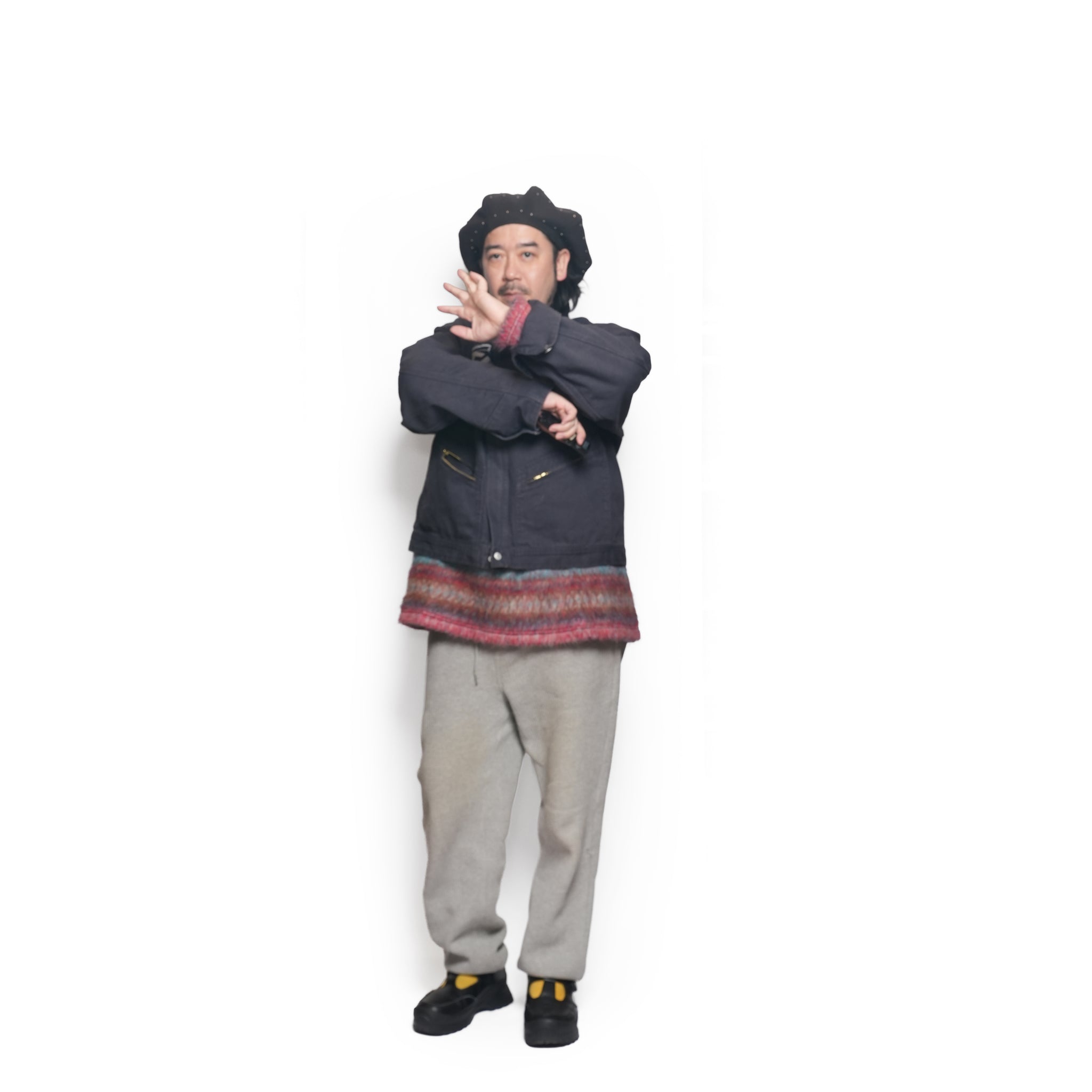 clopped EG jacket – Gray | tl26s004_Gray | THRIFTY LOOK