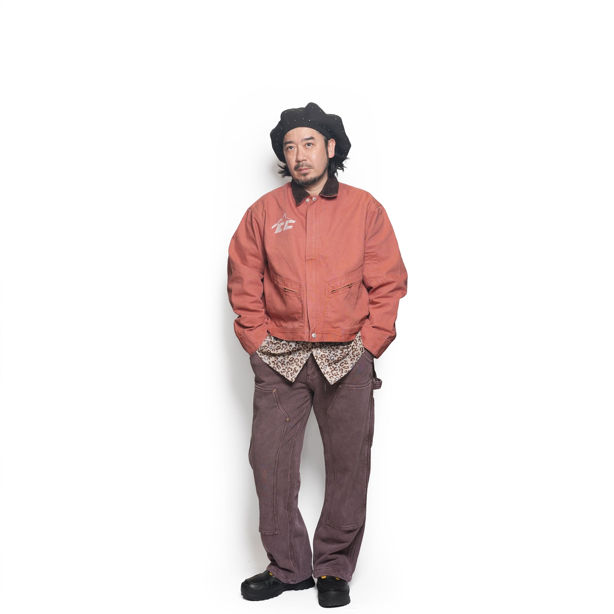 clopped EG jacket – Rose | tl26s004_Rose | THRIFTY LOOK