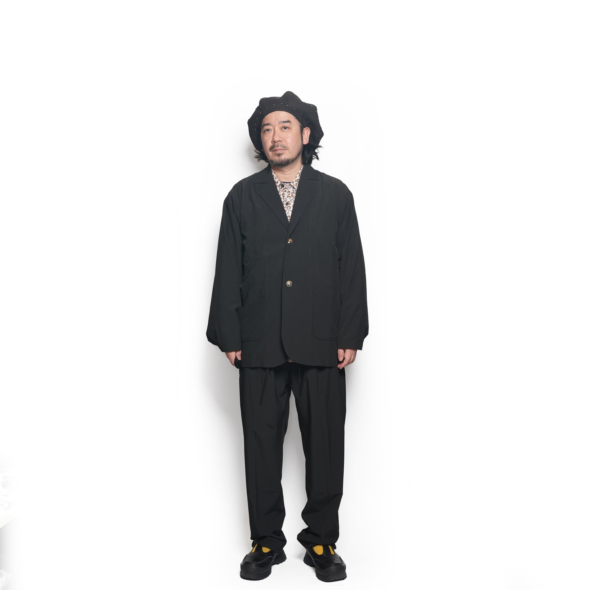 AIR DOTS tailored jacket – Black | M-2510455_Black | MODEM DESIGN