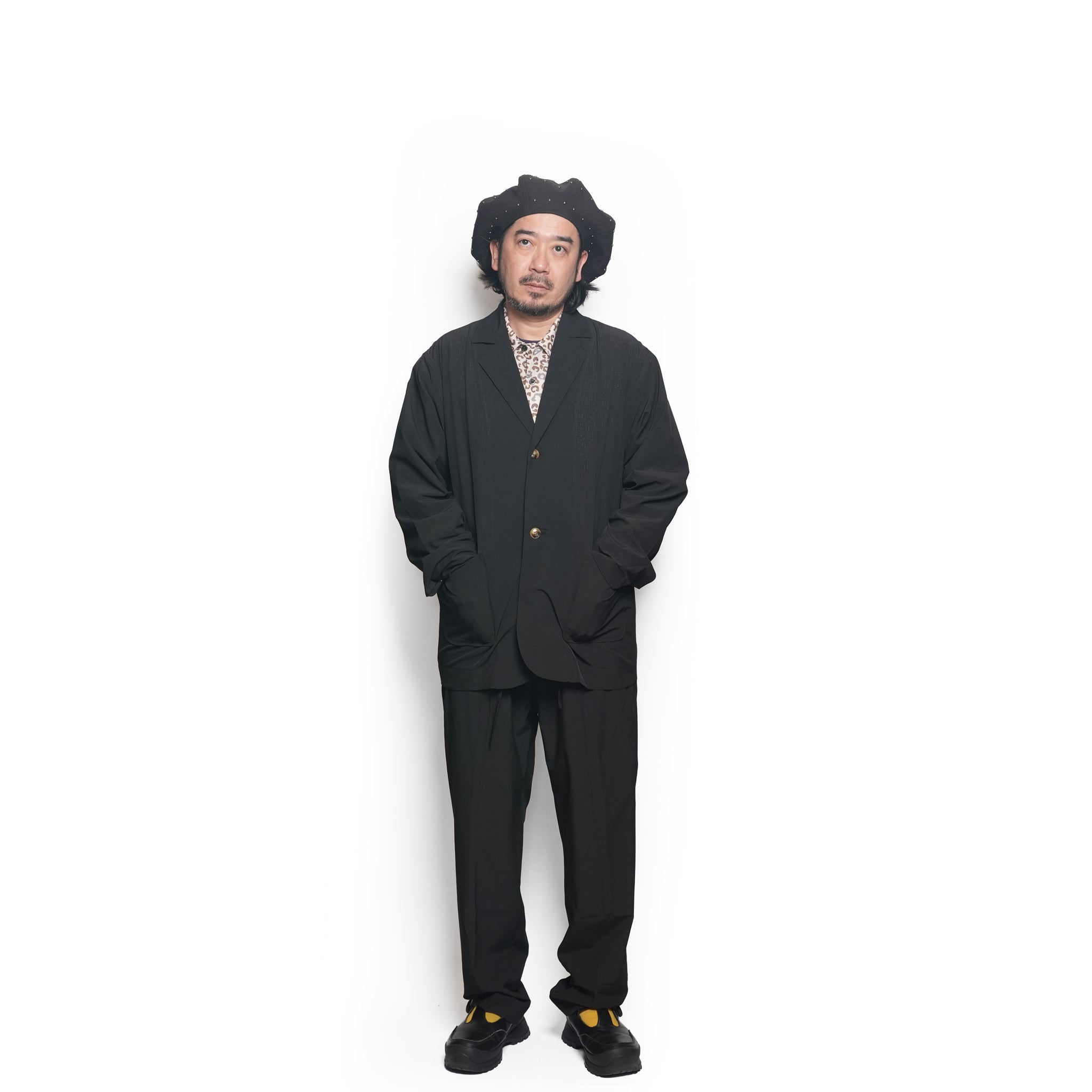 AIR DOTS twotuck standard pants – Black | M-2510456_Black | MODEM DESIGN