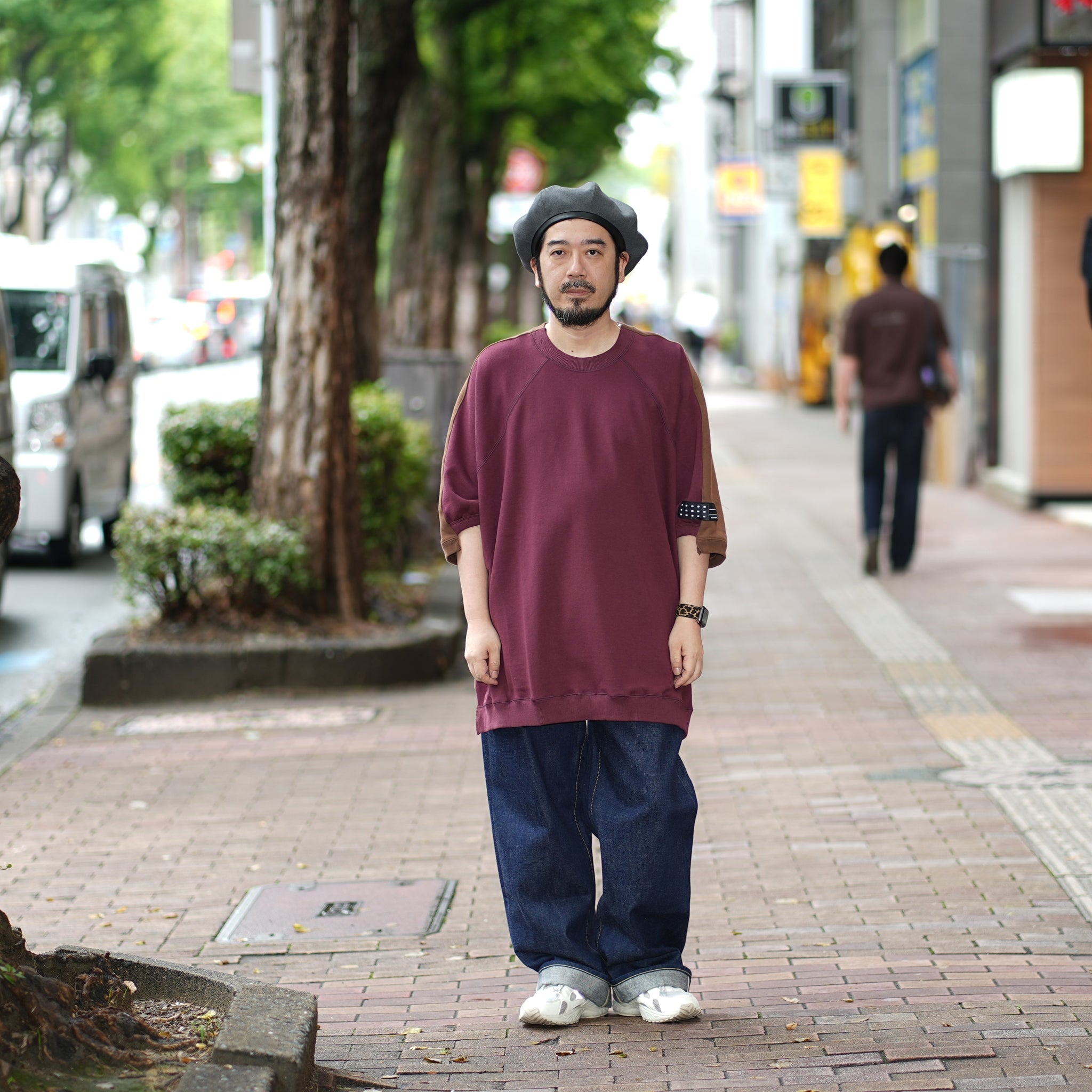 No:tb-sw0202_brwon | Name:ALL ROUND TRAINER S/S | Color:Brown【TRAINERBOYS_トレーナーボーイズ】