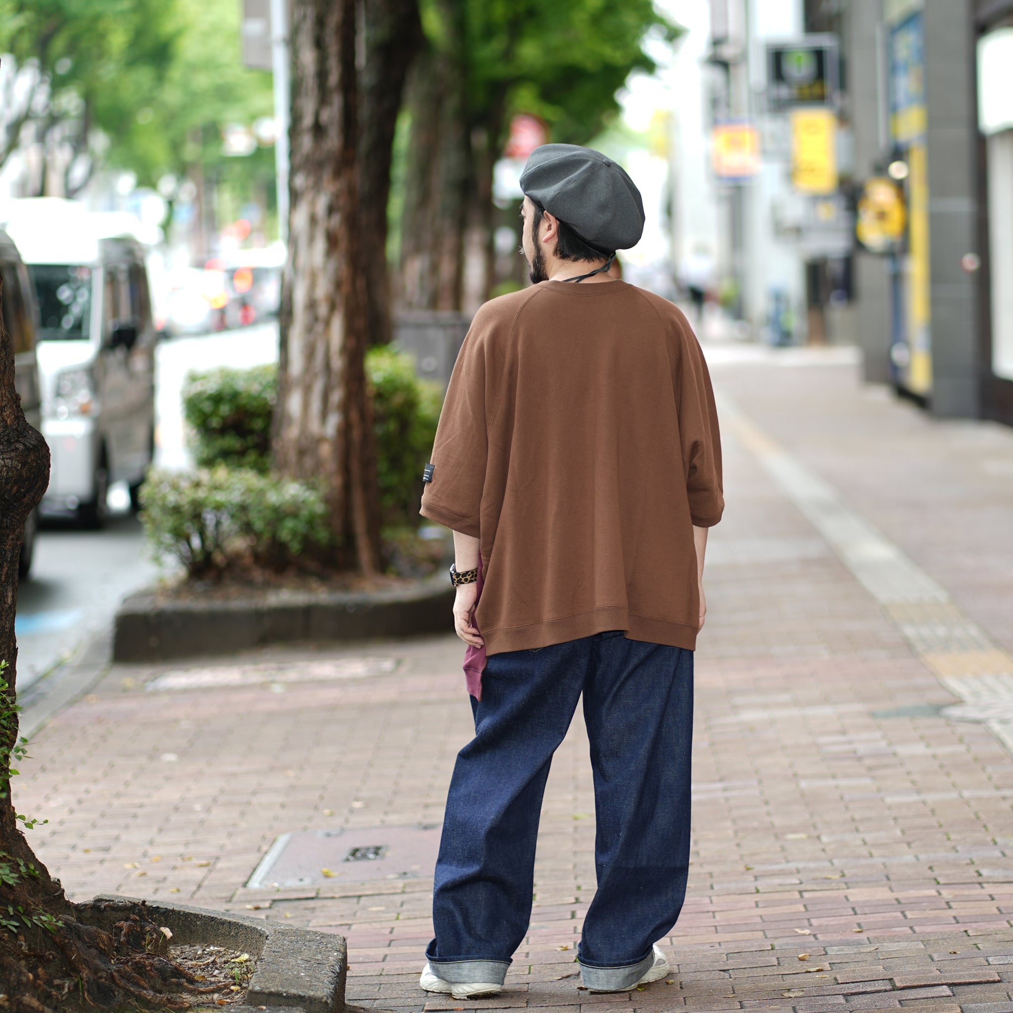 No:tb-sw0202_brwon | Name:ALL ROUND TRAINER S/S | Color:Brown【TRAINERBOYS_トレーナーボーイズ】