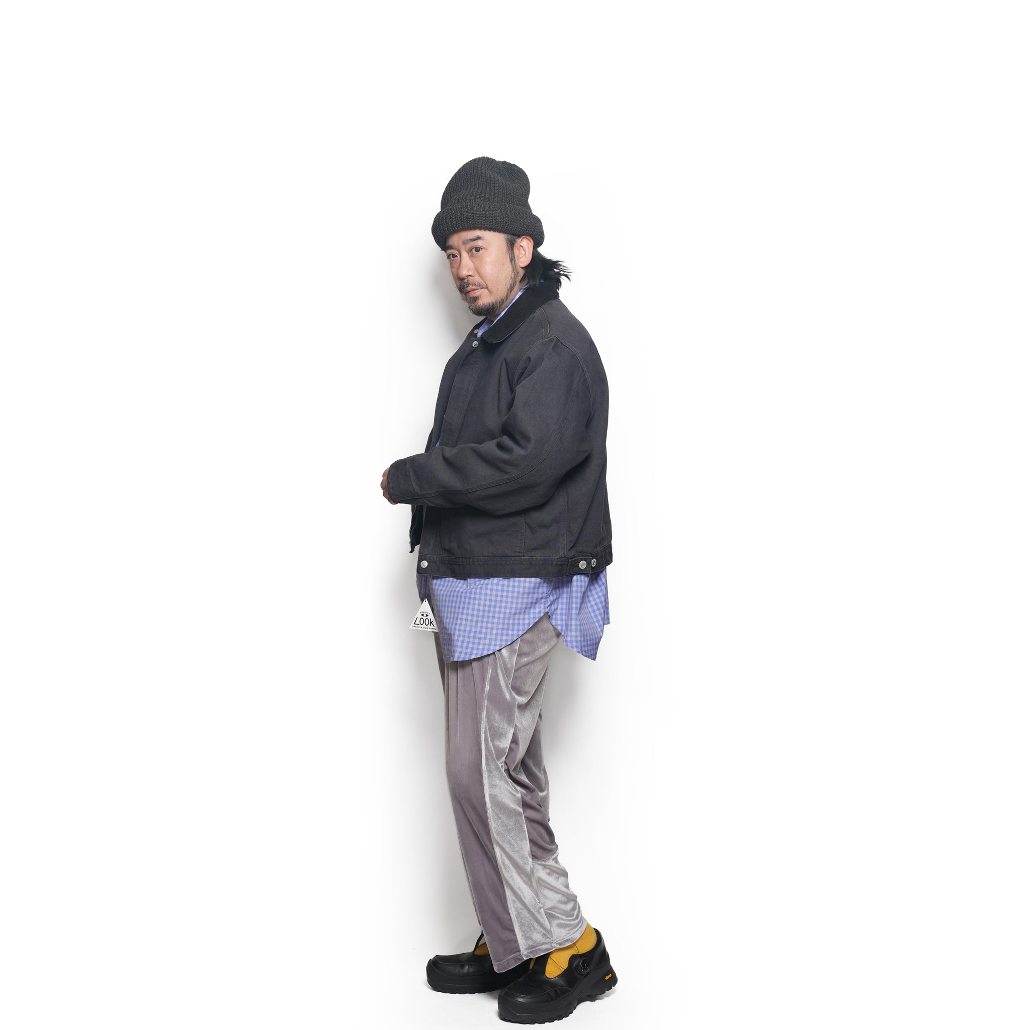 clopped EG jacket – Gray | tl26s004_Gray | THRIFTY LOOK